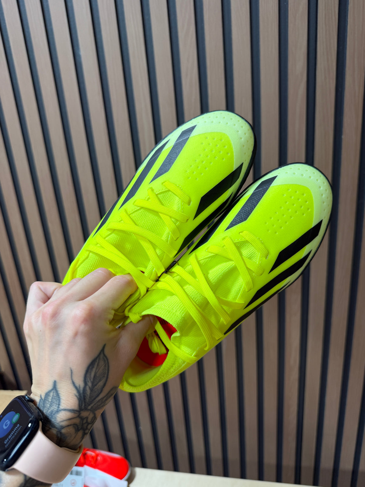 Adidas X Crazyfast League TF turf junior soccer shoes sz 3.5
