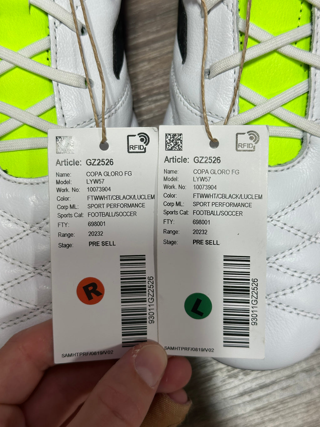 Adidas Copa Gloro FG sz 9
