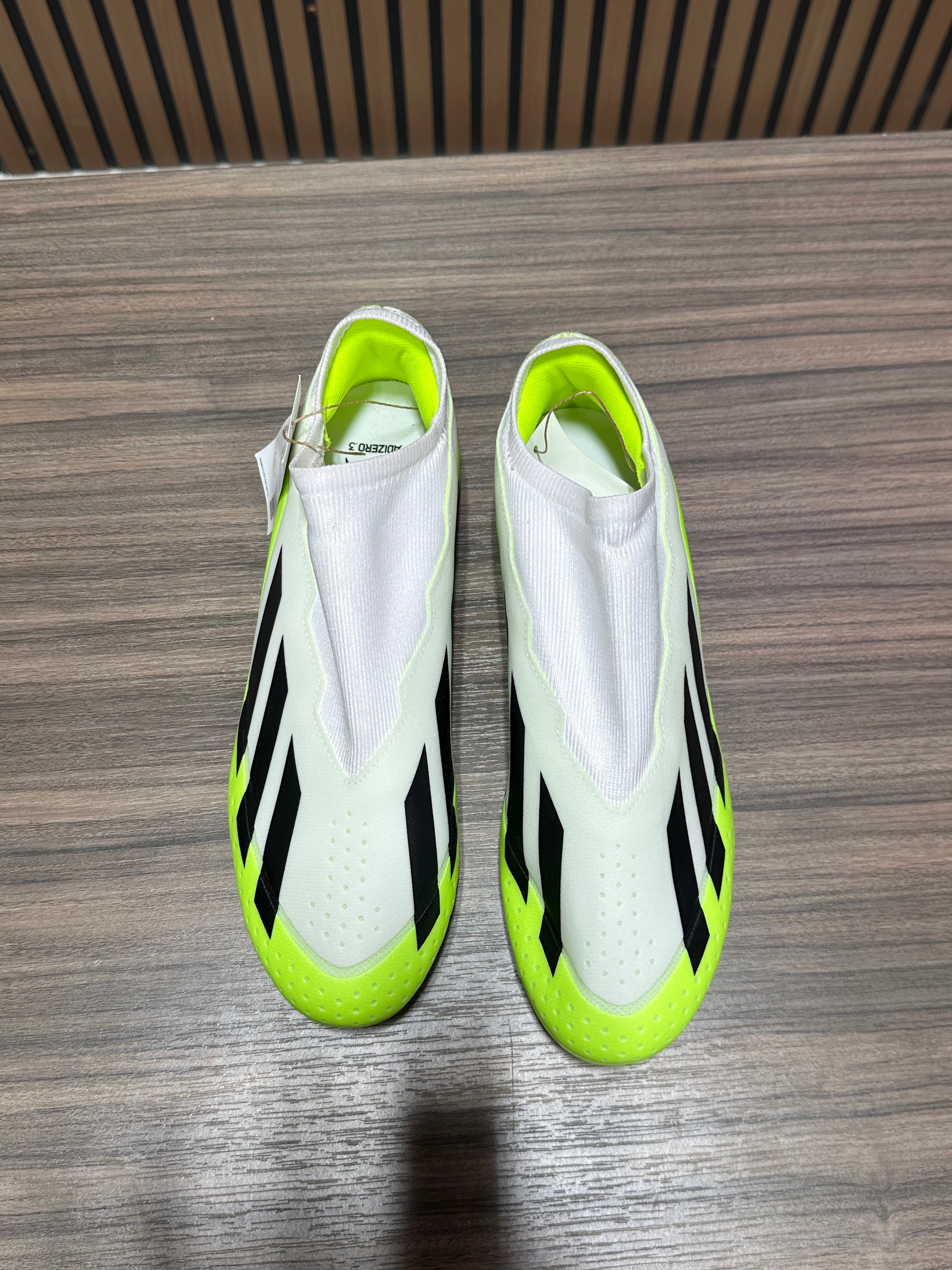 Laceless adidas X Crazyfast.3 LL FG soccer cleats sz 9