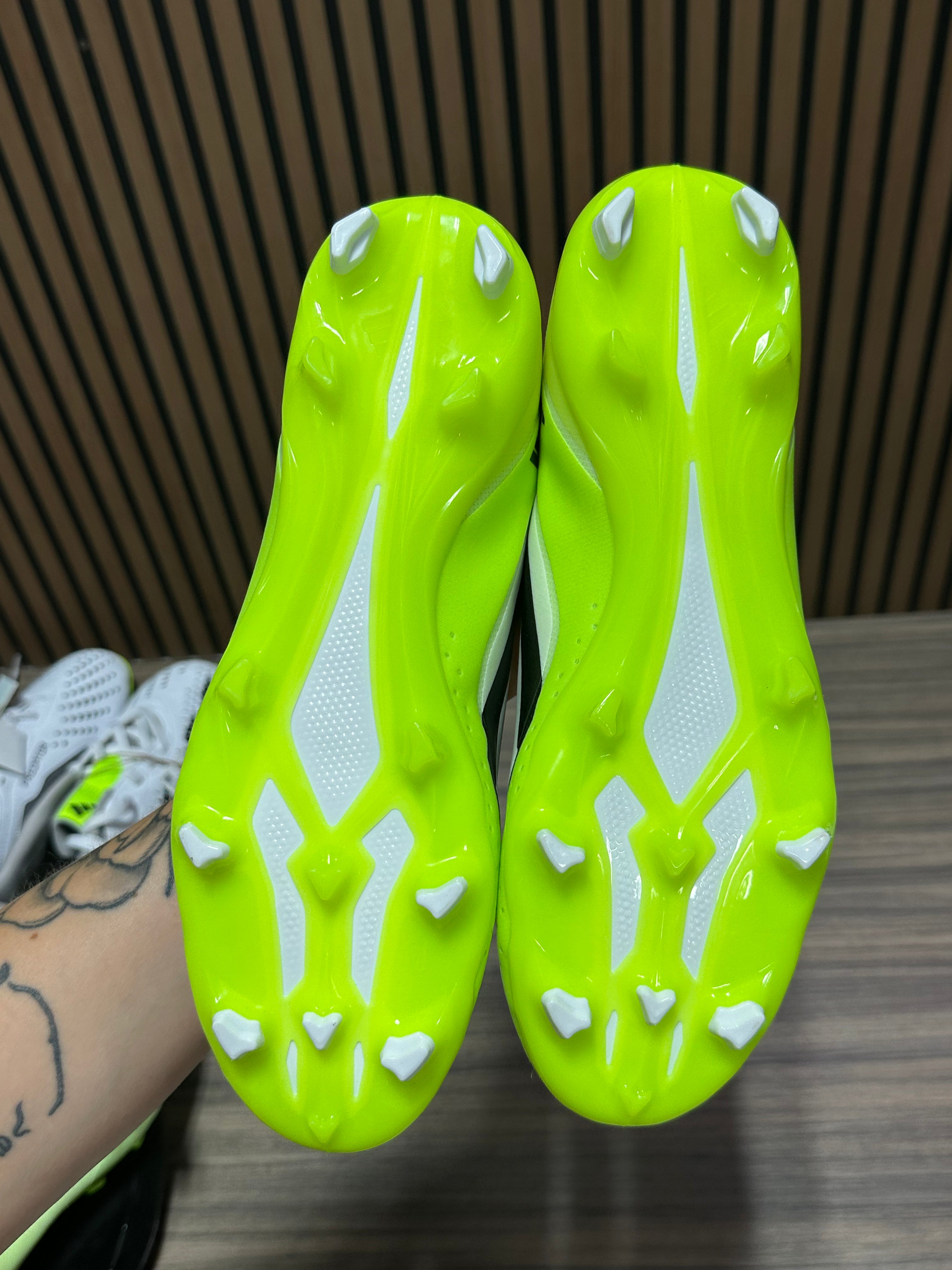 Laceless adidas X Crazyfast.3 LL FG soccer cleats sz 9