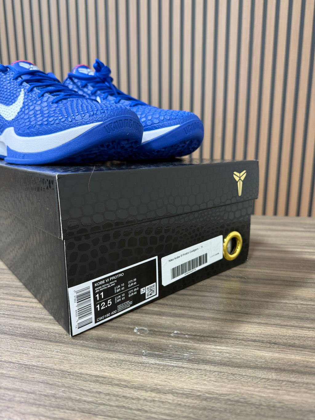 Nike Zoom Kobe 6 Protro 'Dodgers' Sz 11