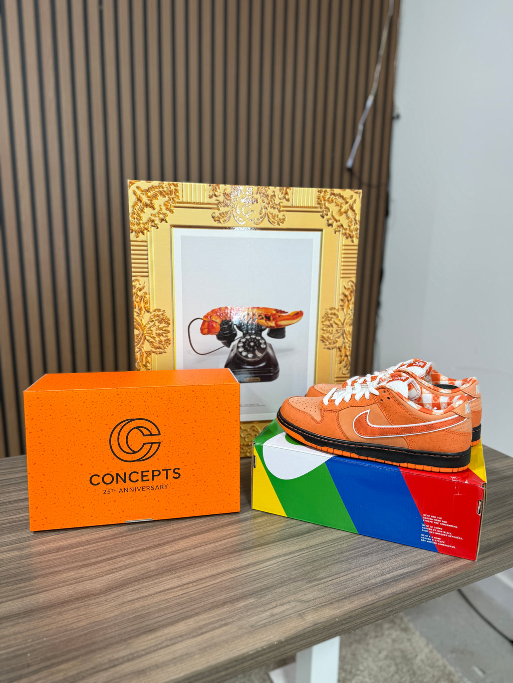 Concepts x Nike Dunk Low SB 'Orange Lobster' Special Box Sz 9