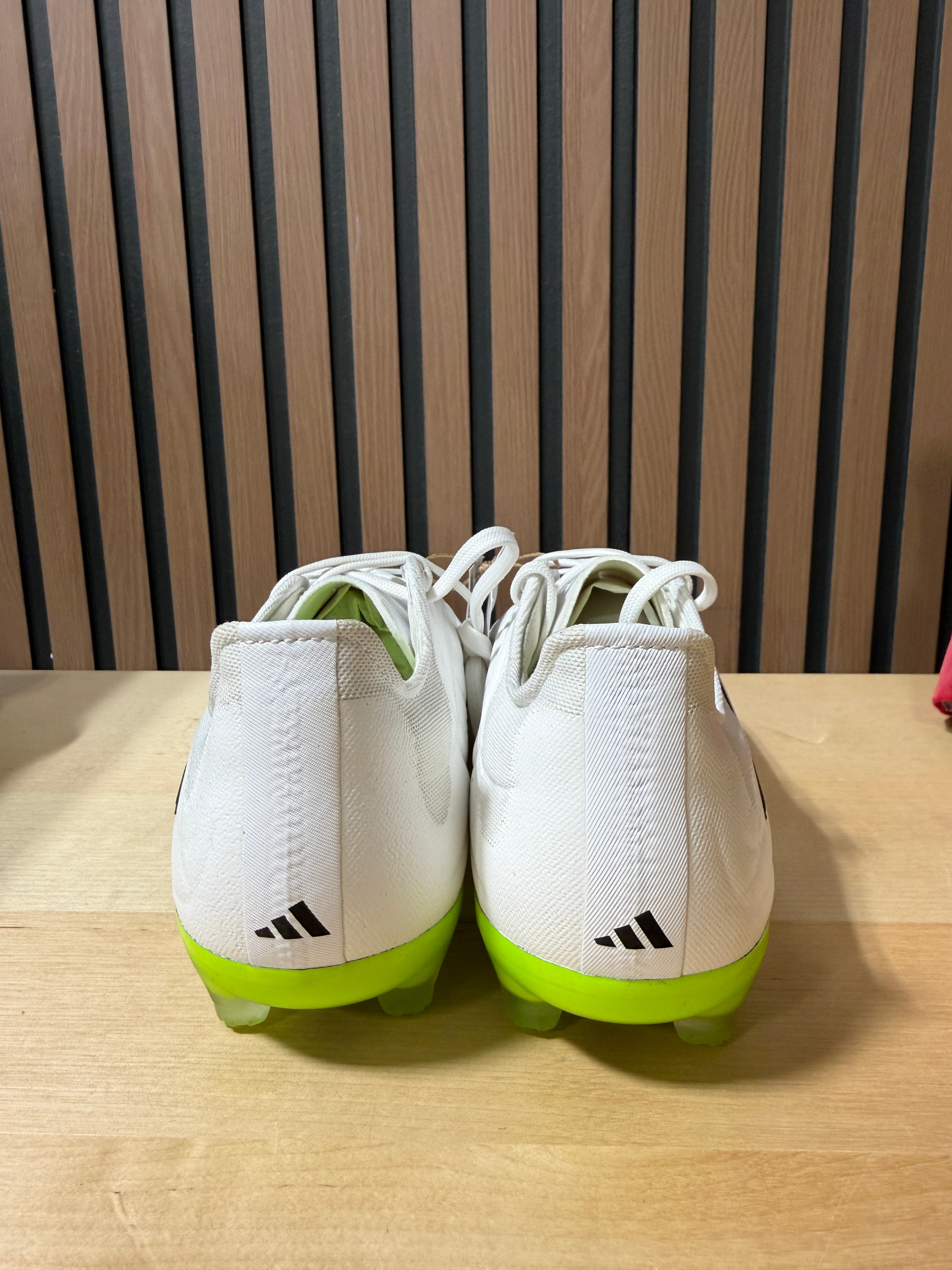 White adidas Copa Pure.1 FG 'Crazyrush Pack' soccer cleats sz 9