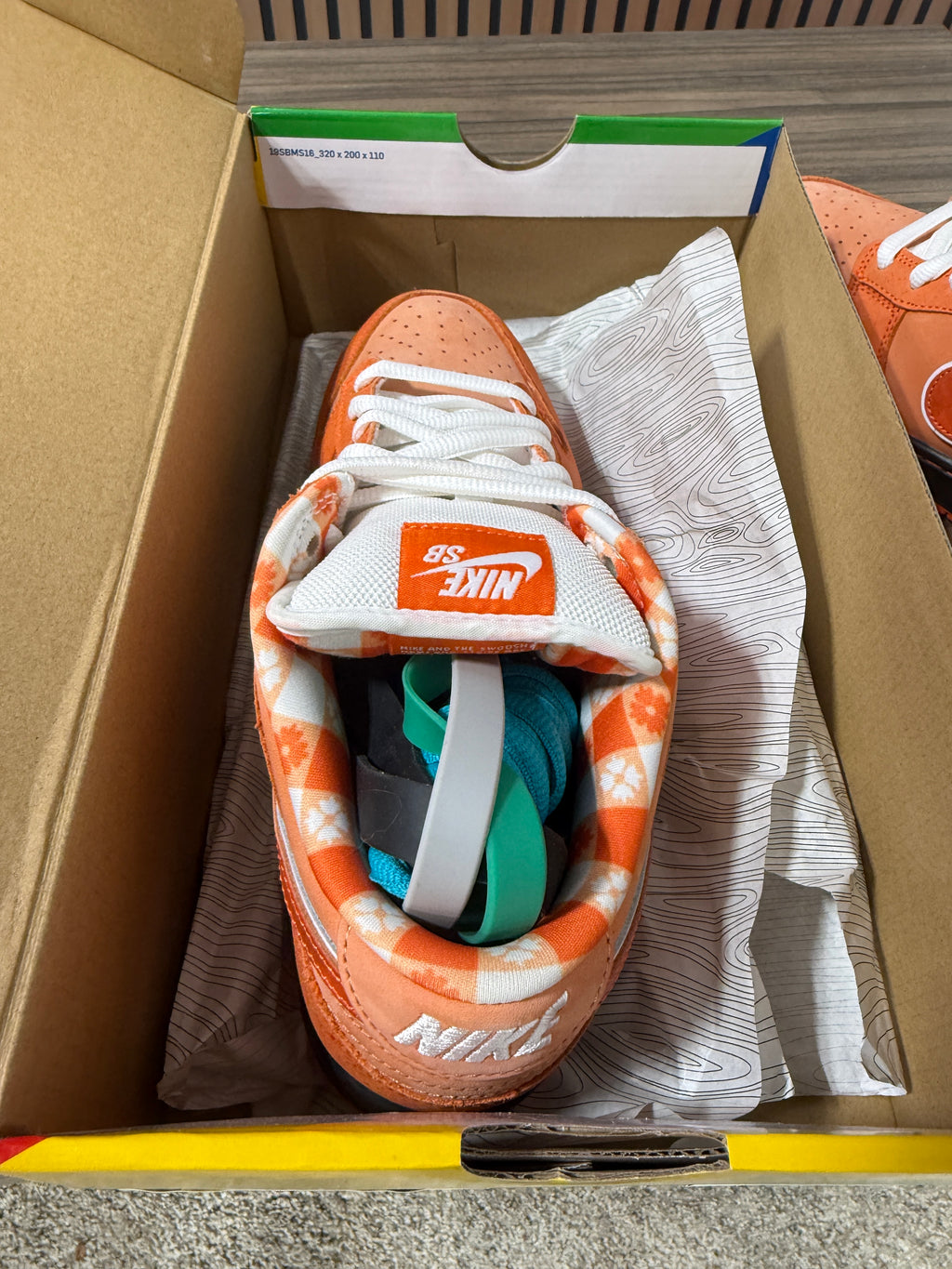 Concepts x Nike Dunk Low SB 'Orange Lobster' Special Box Sz 9