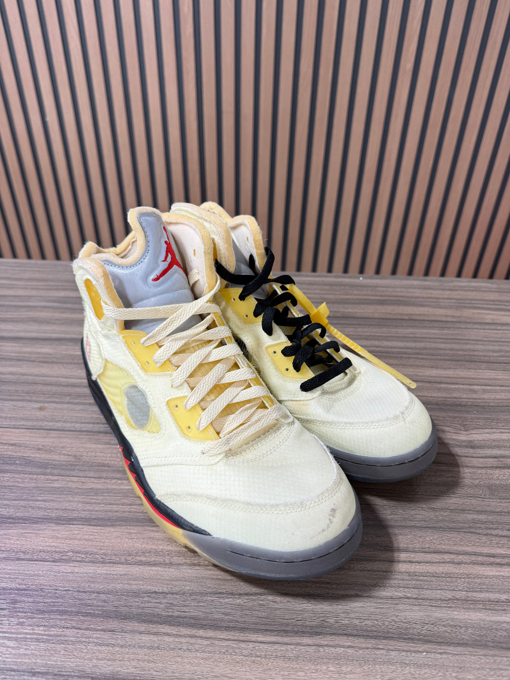 Off-White x Air Jordan 5 SP 'Sail' Sz 10.5