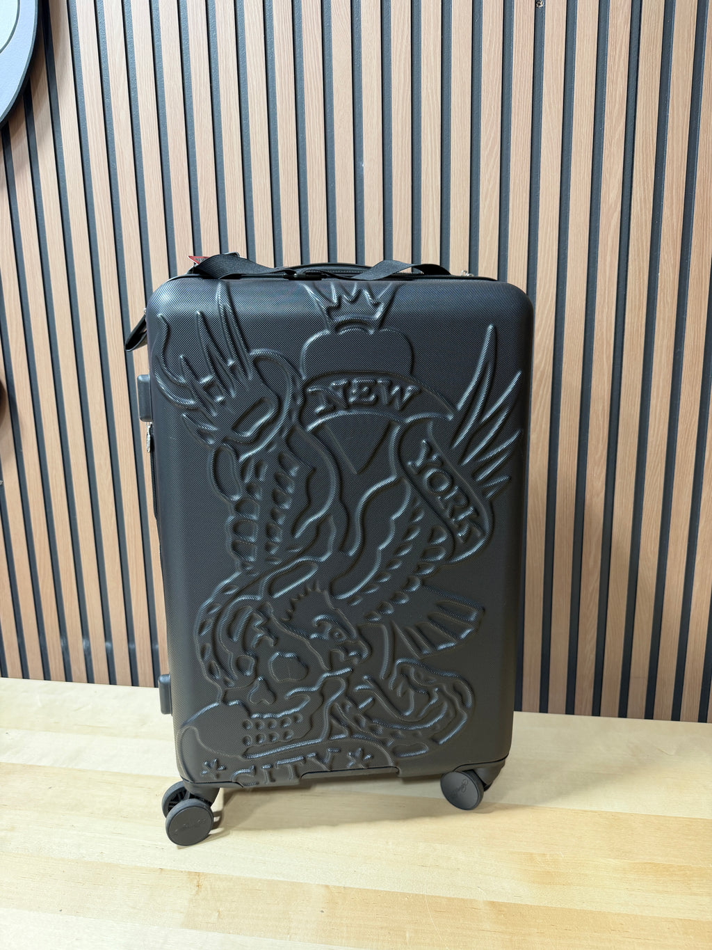 Ed Hardy hardside spinner suitcase