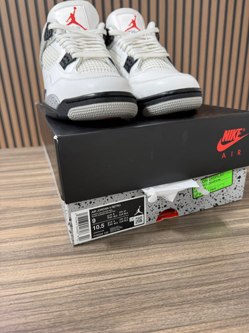 Air Jordan 4 Retro OG 'White Cement' 2025 Sz 9
