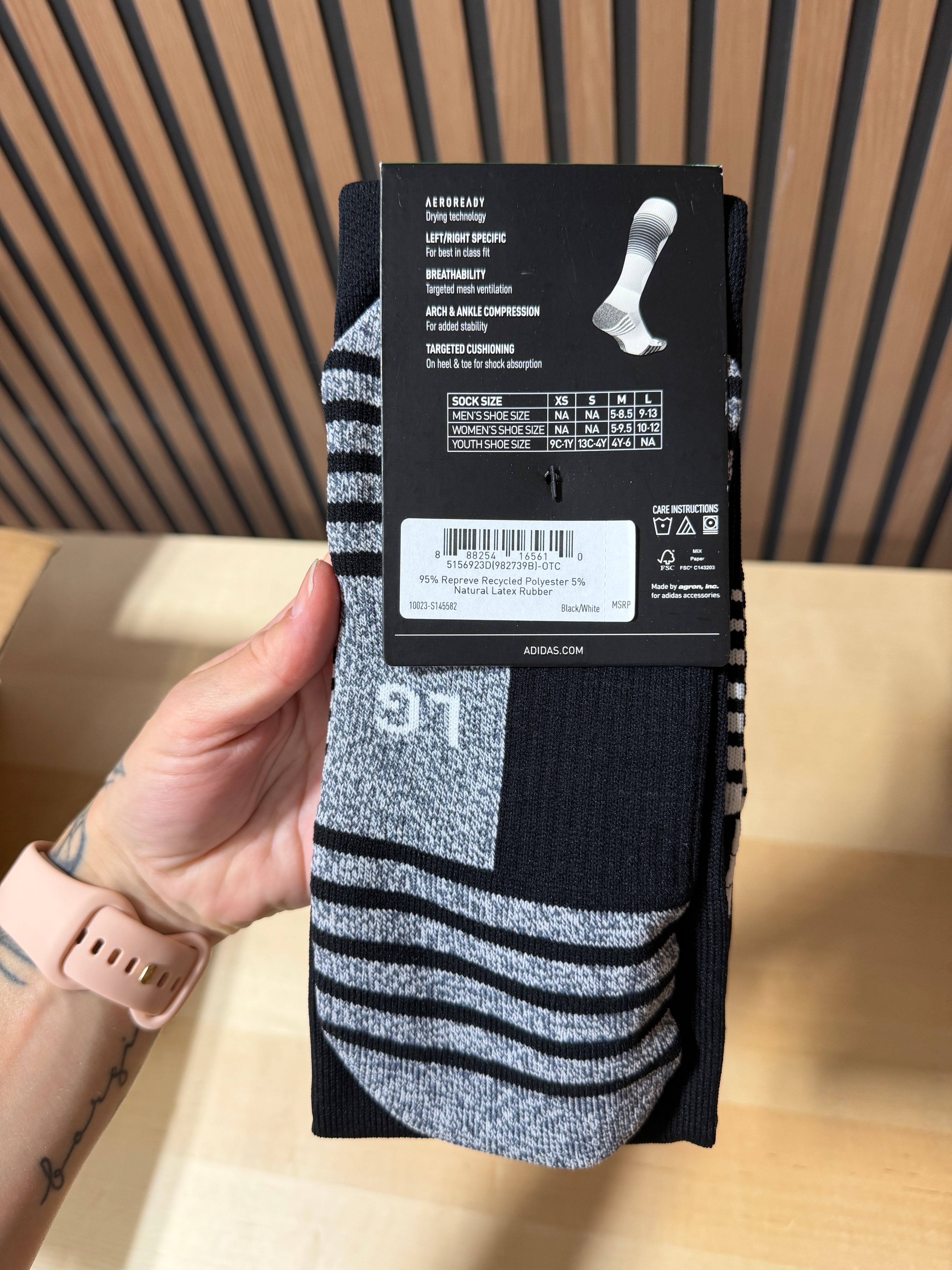 Adidas Soccer Team Speed Socks sz L