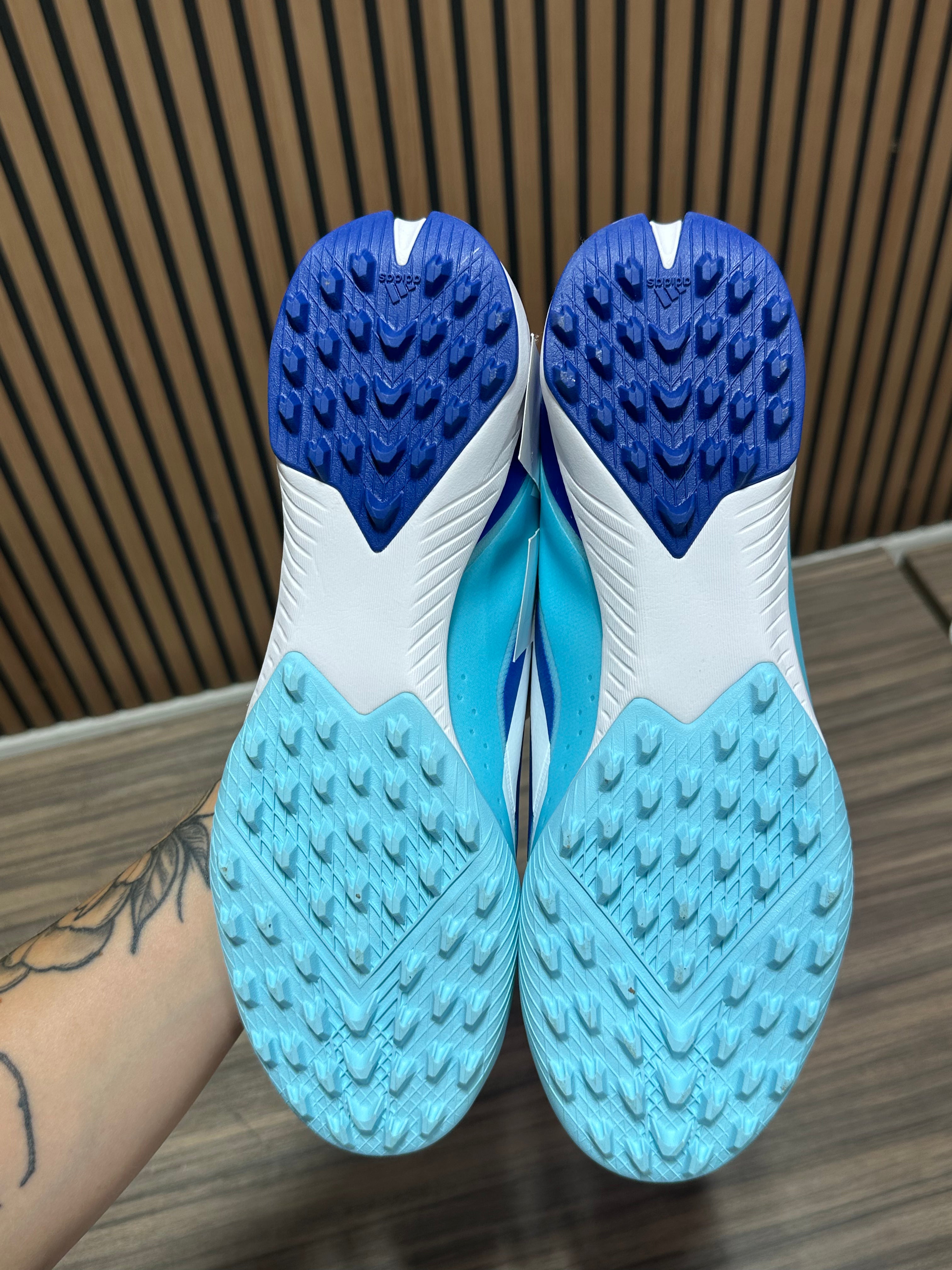 Adidas X Crazyfast.3 Laceless TF turf soccer shoes sz 9