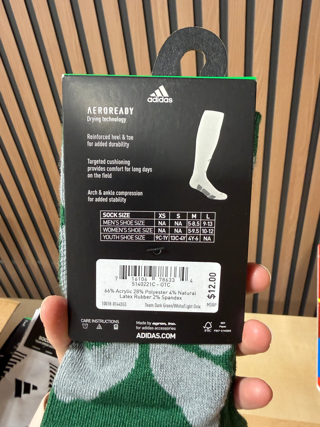 Adidas Utility Multi Sport Aeroready compression socks sz M
