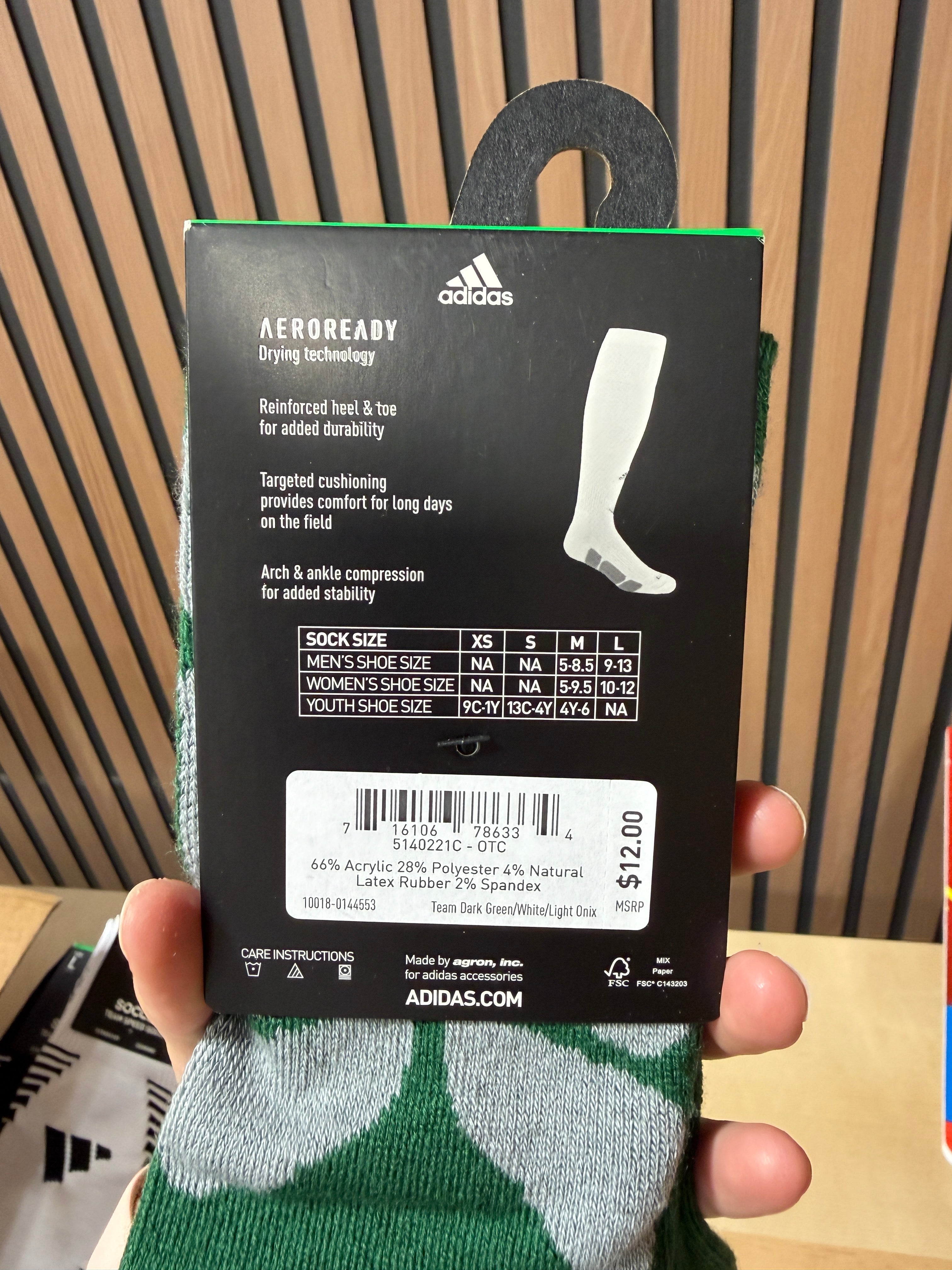 Adidas Utility Multi Sport Aeroready compression socks sz M