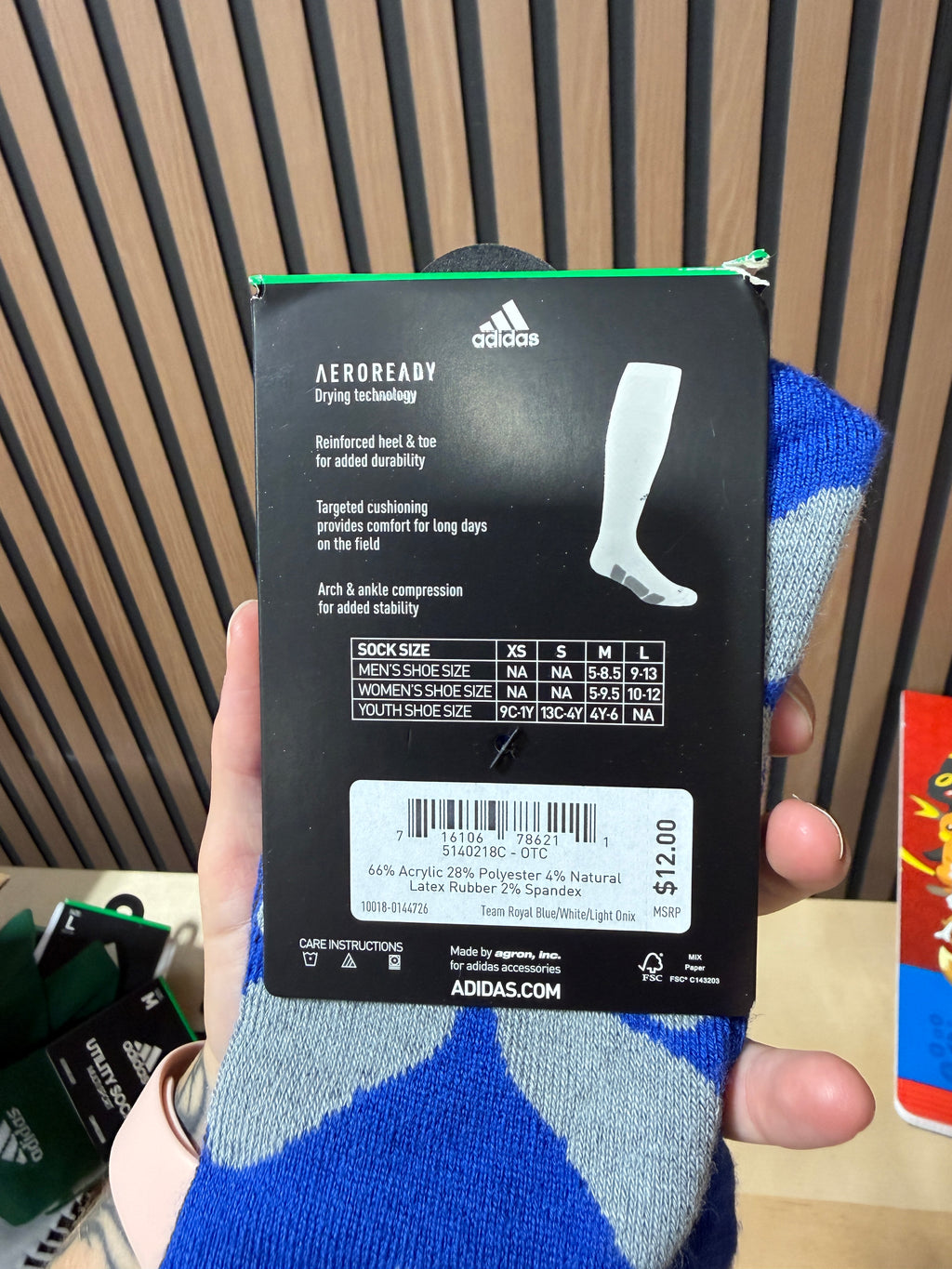 Adidas Utility Over-the-Calf Socks sz M