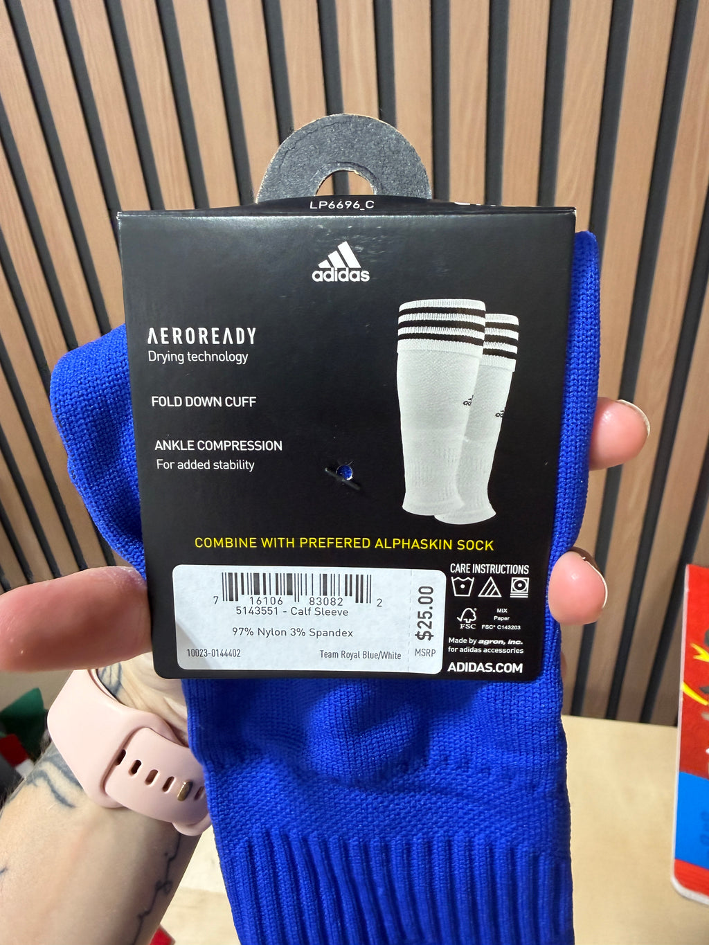 Adidas Alphaskin calf sleeves sz one size fits all
