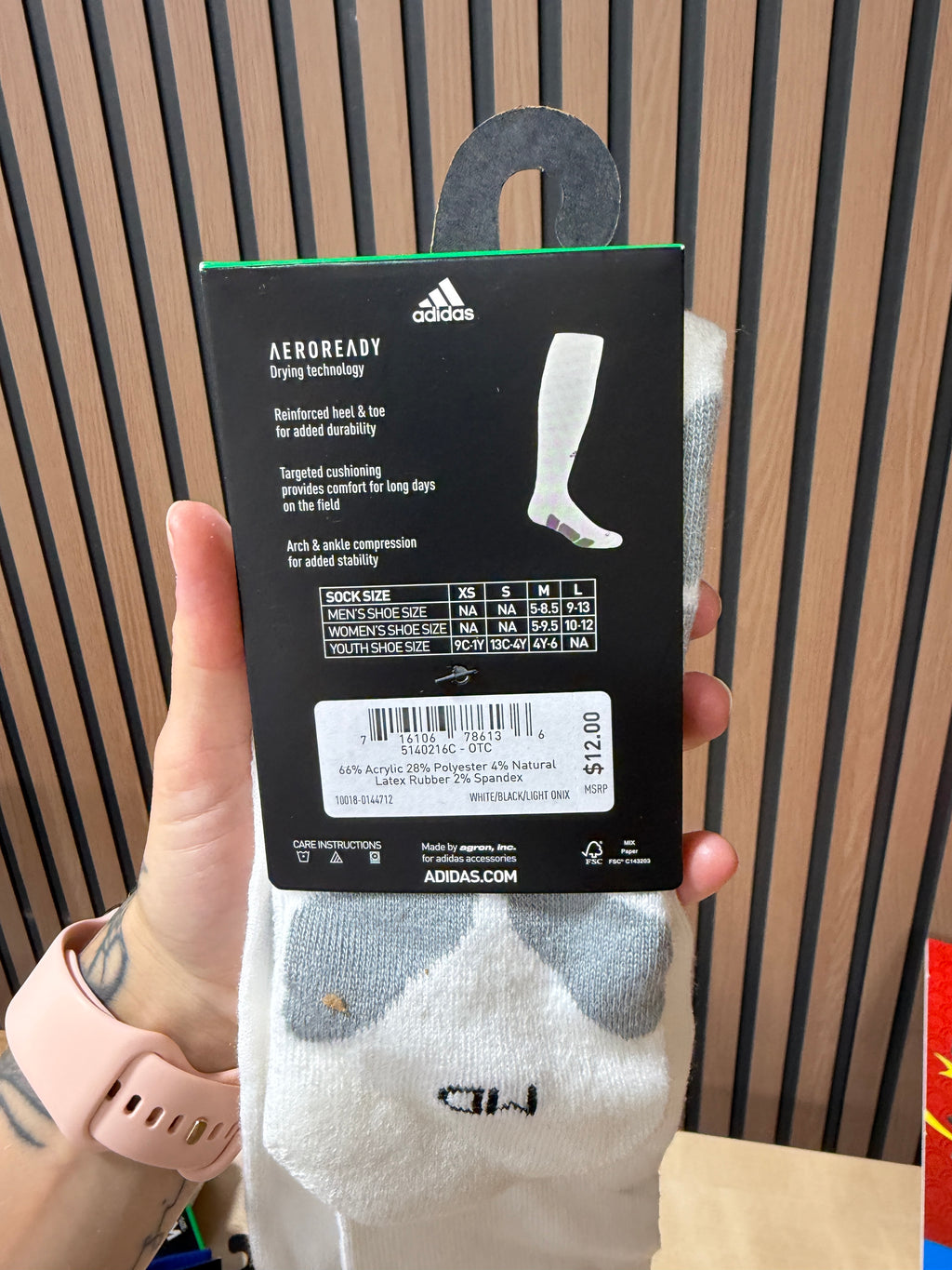 Adidas Utility Multisport Over-the-Calf Socks sz M
