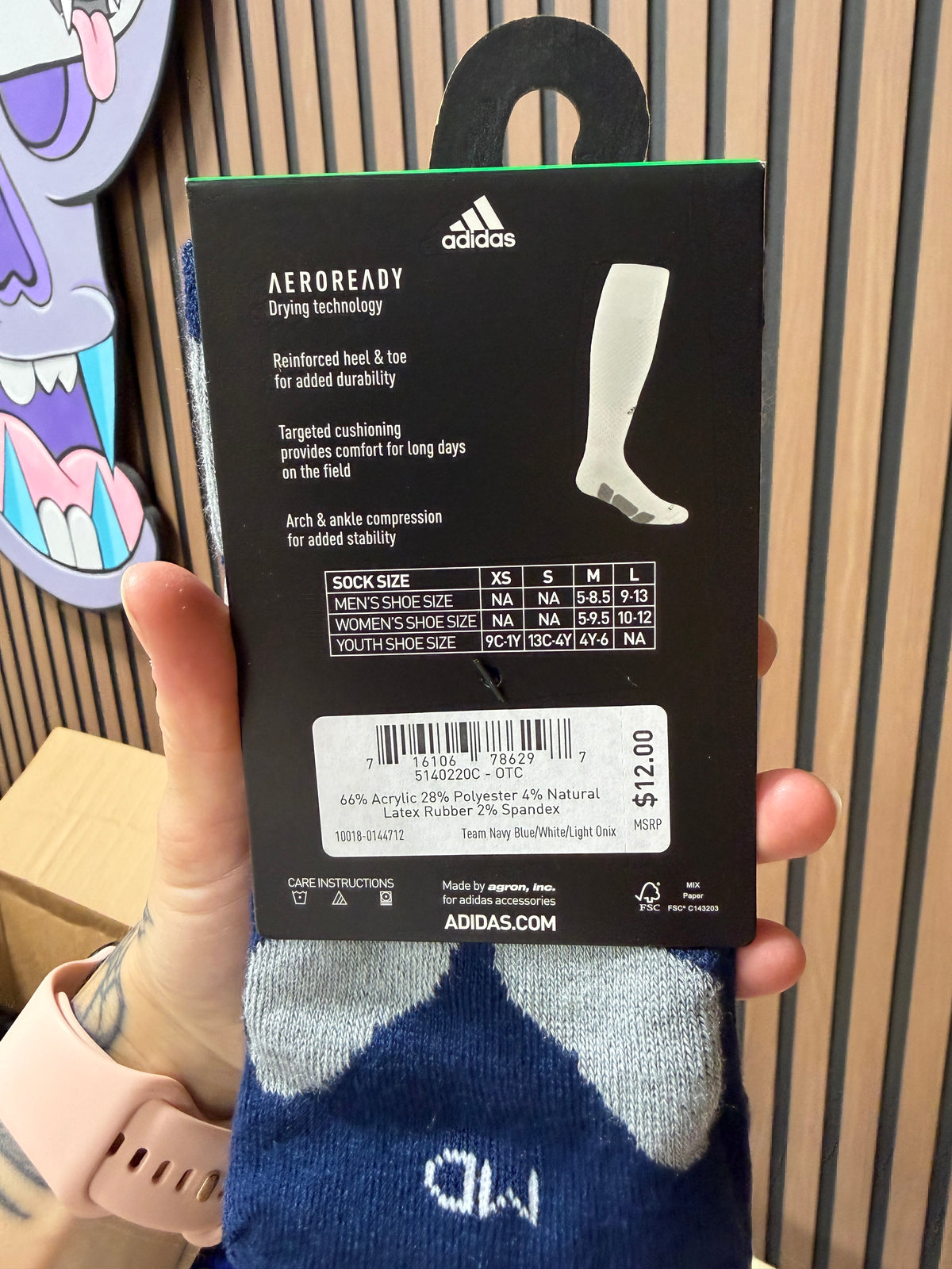 Adidas Utility Sock Multi Sport sz M