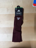 Adidas Utility Multi Sport Aeroready compression socks maroon sz M