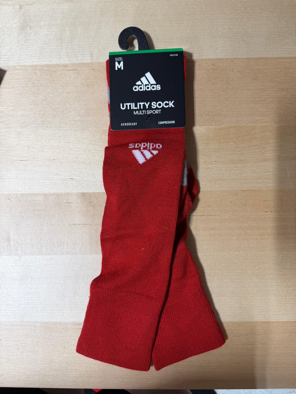 Adidas Utility OTC Socks AEROREADY red sz M
