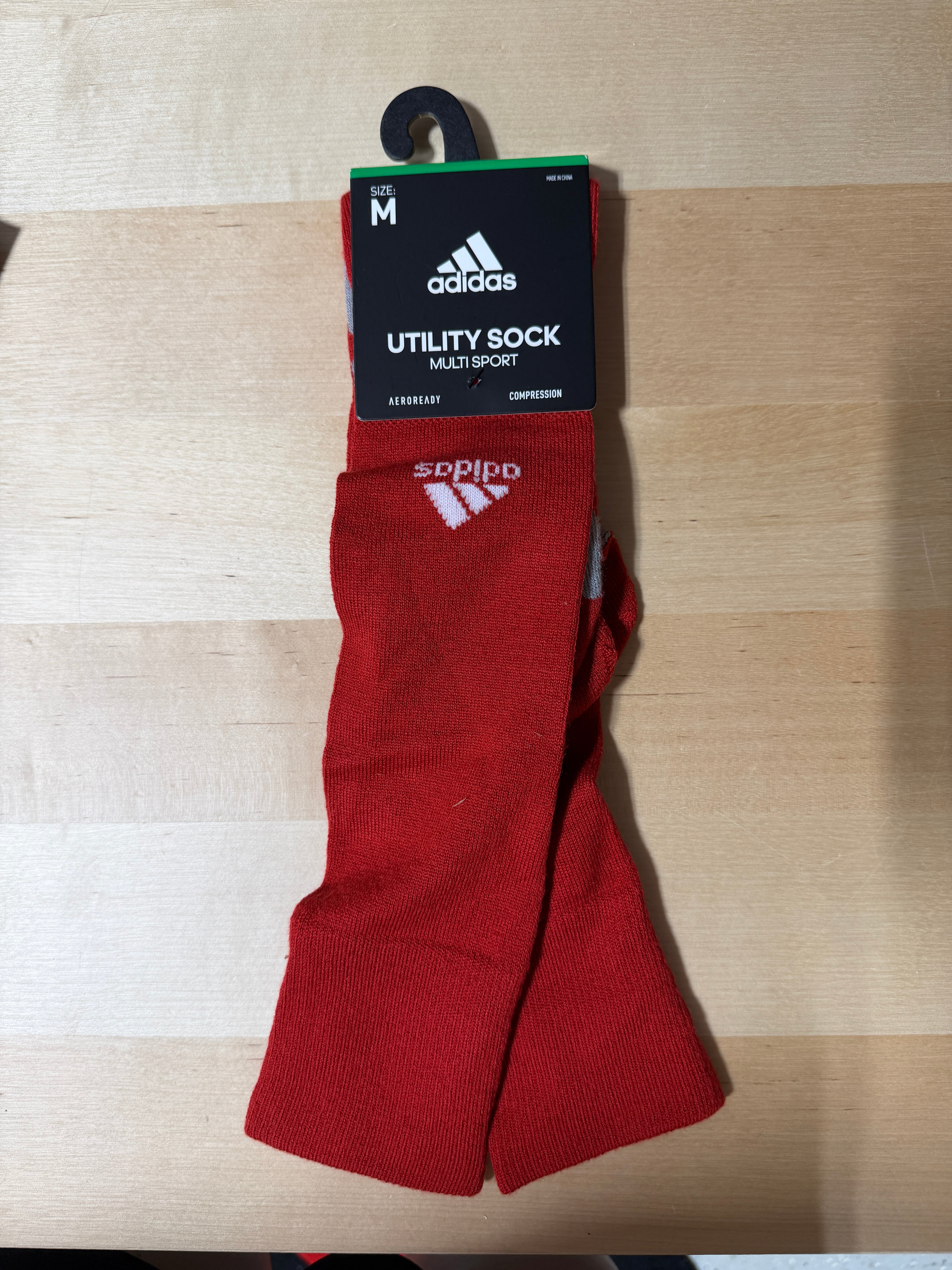 Adidas Utility OTC Socks AEROREADY red sz M