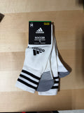 Adidas Copa Zone soccer socks white with black stripes sz M