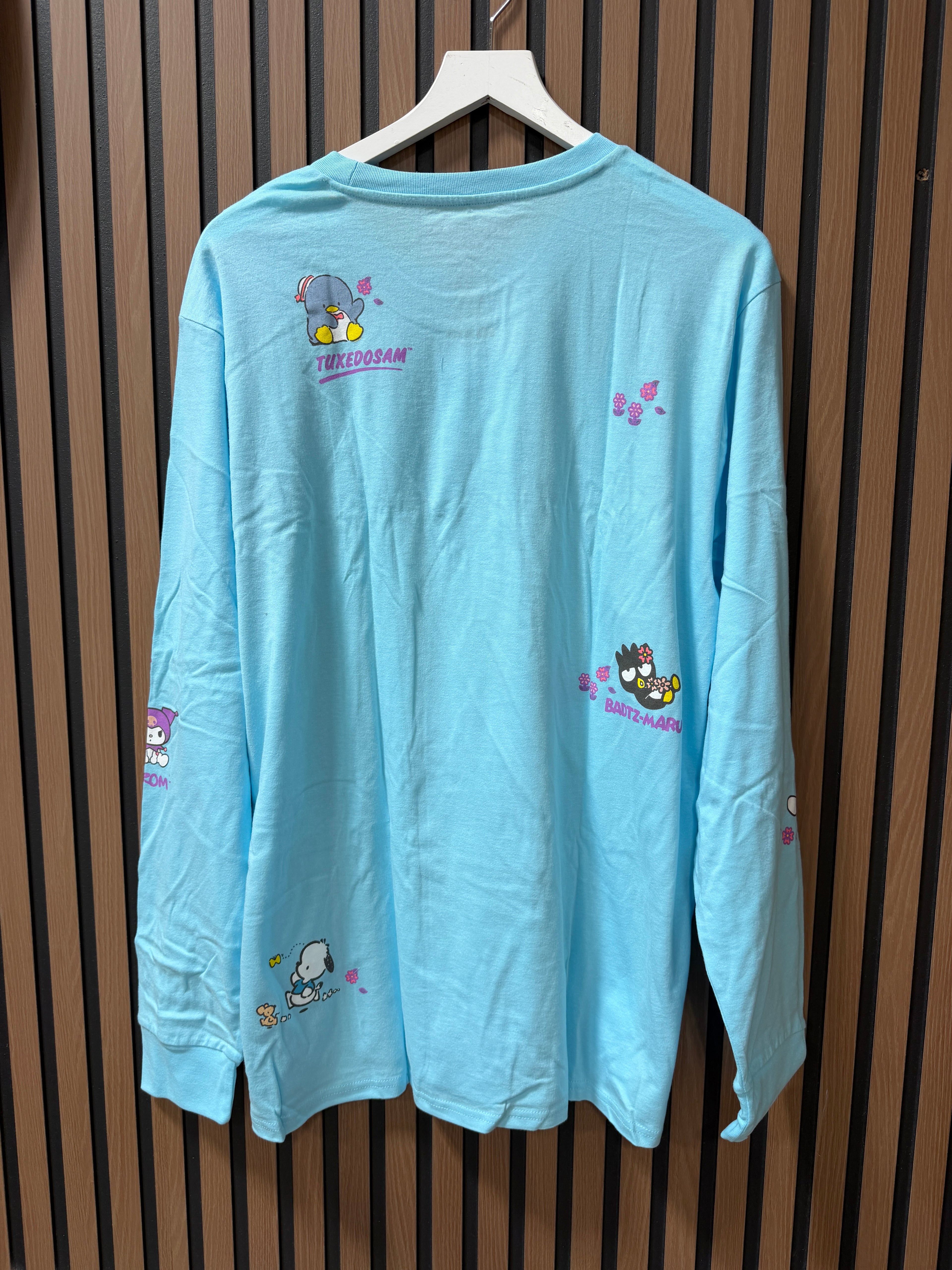 Sanrio Hello Kitty & Friends Allover Print Long Sleeve T-Shirt sz XL