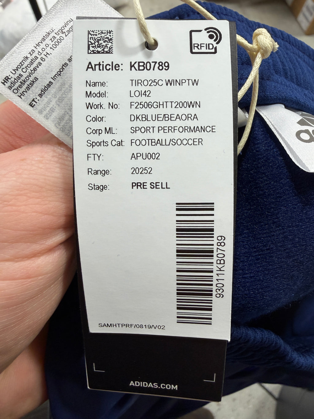 Adidas Tiro 26 Club Winter Pants Women's – Dark Blue/Sensor