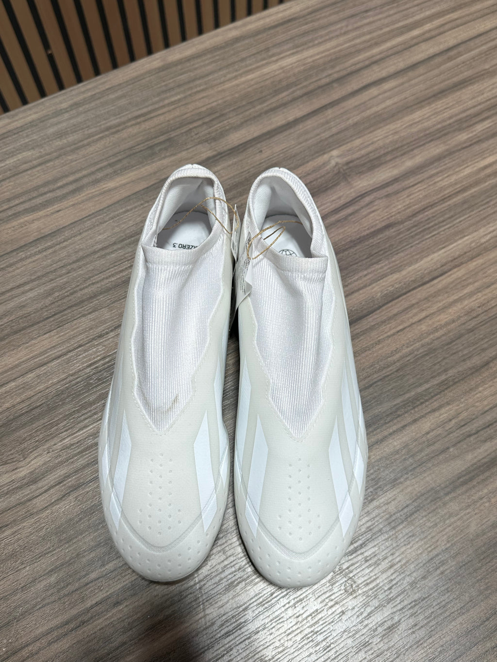 Adidas X Crazyfast.3 Laceless FG Cloud White soccer cleats sz 9