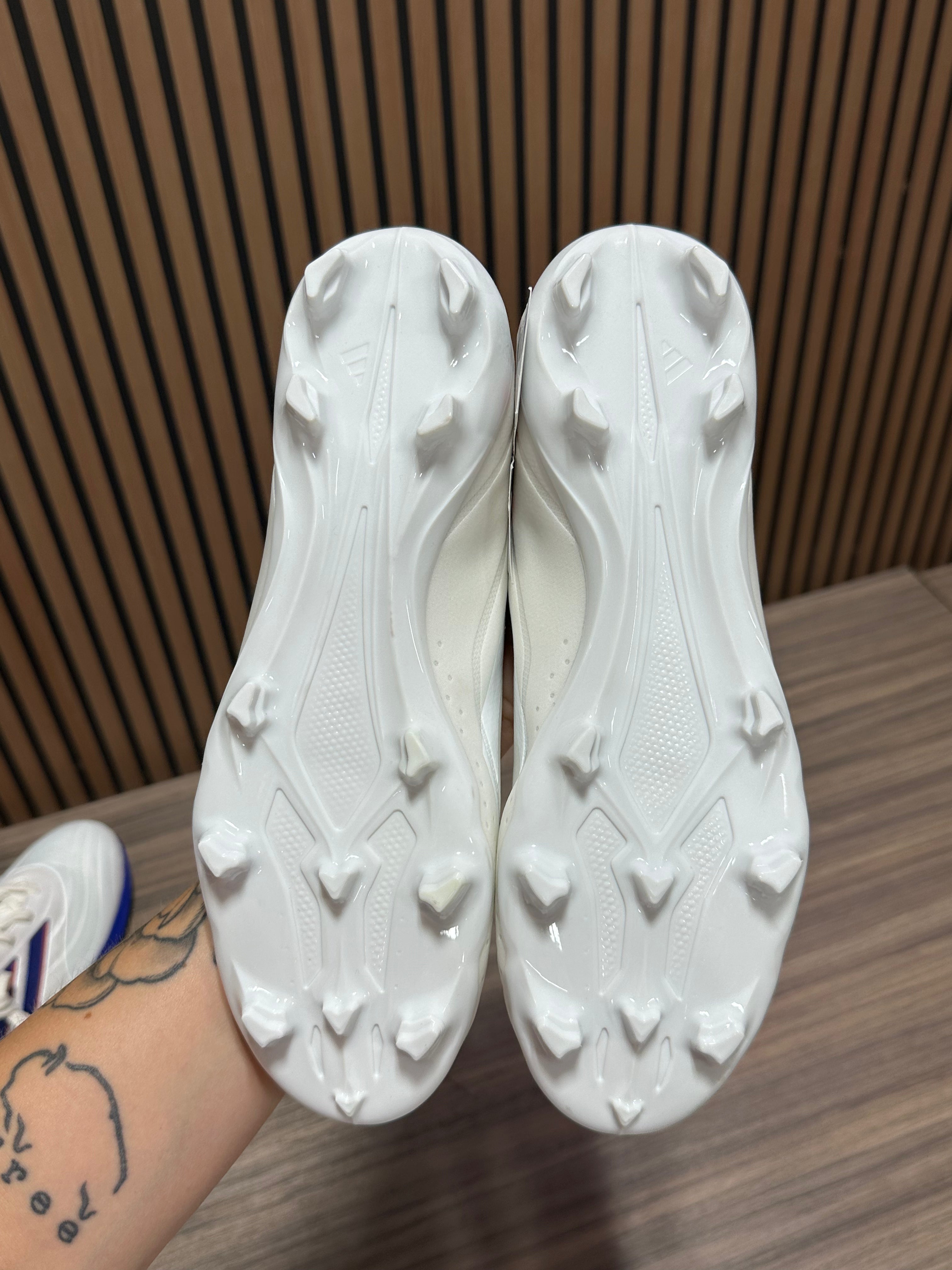 Adidas X Crazyfast.3 Laceless FG Cloud White soccer cleats sz 9