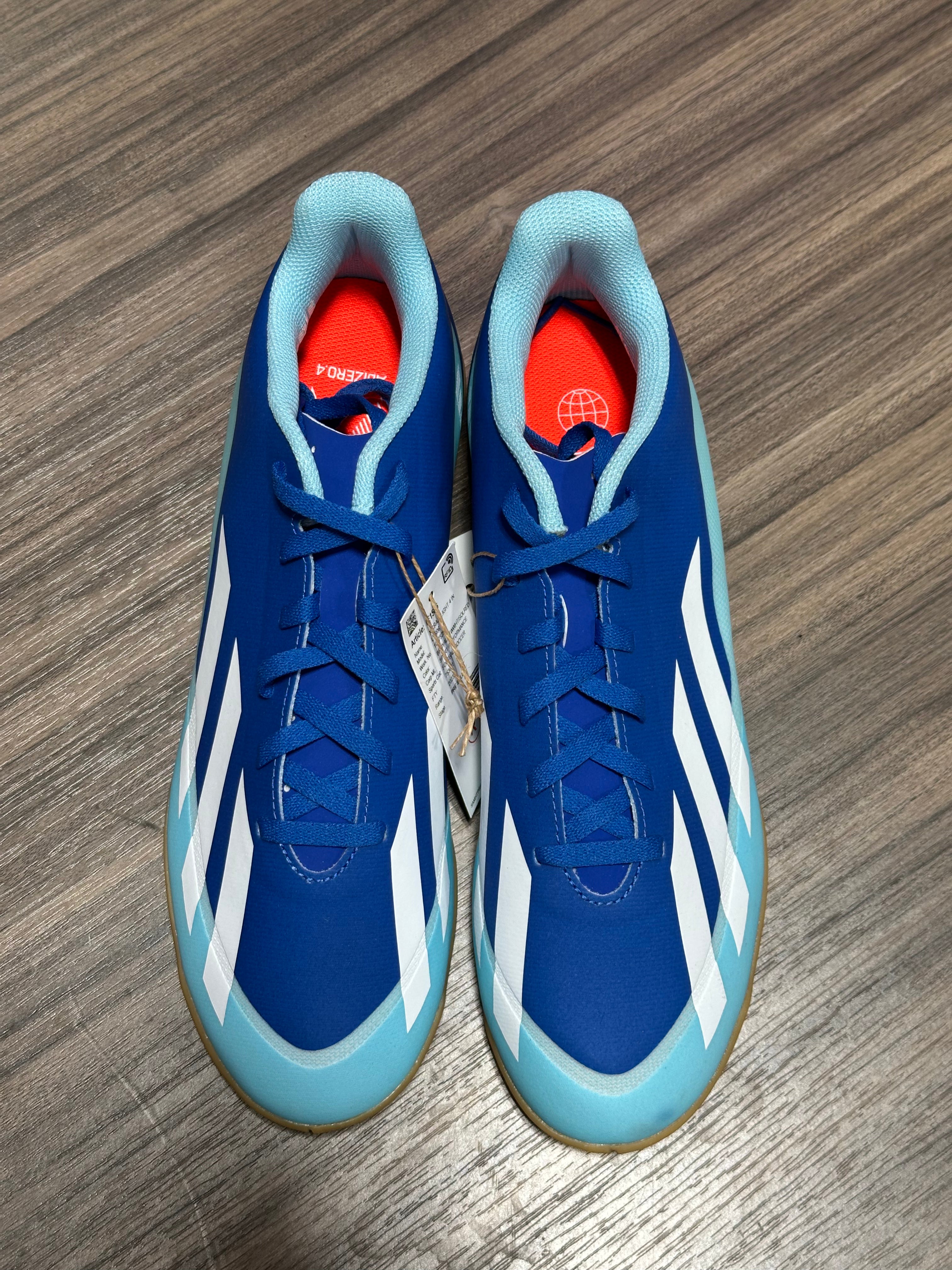 Adidas X Crazyfast.4 Indoor Court Shoes sz 9
