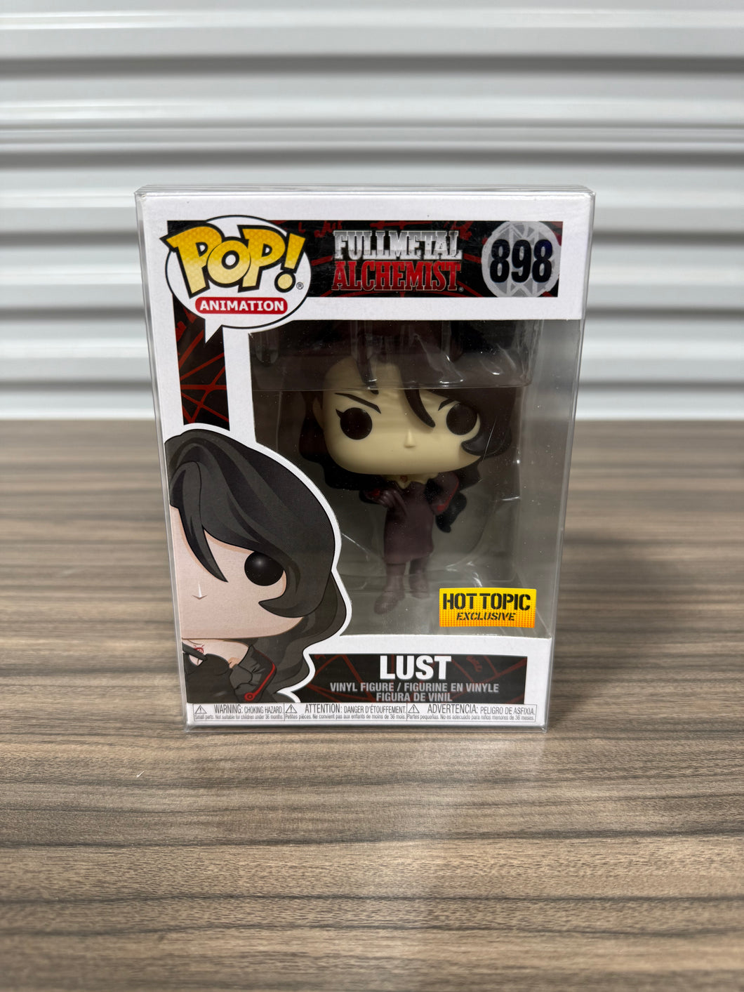 2021 Vaulted Funko Pop Animation Fullmetal Alchemist # 898 Hot Topic Excl Lust