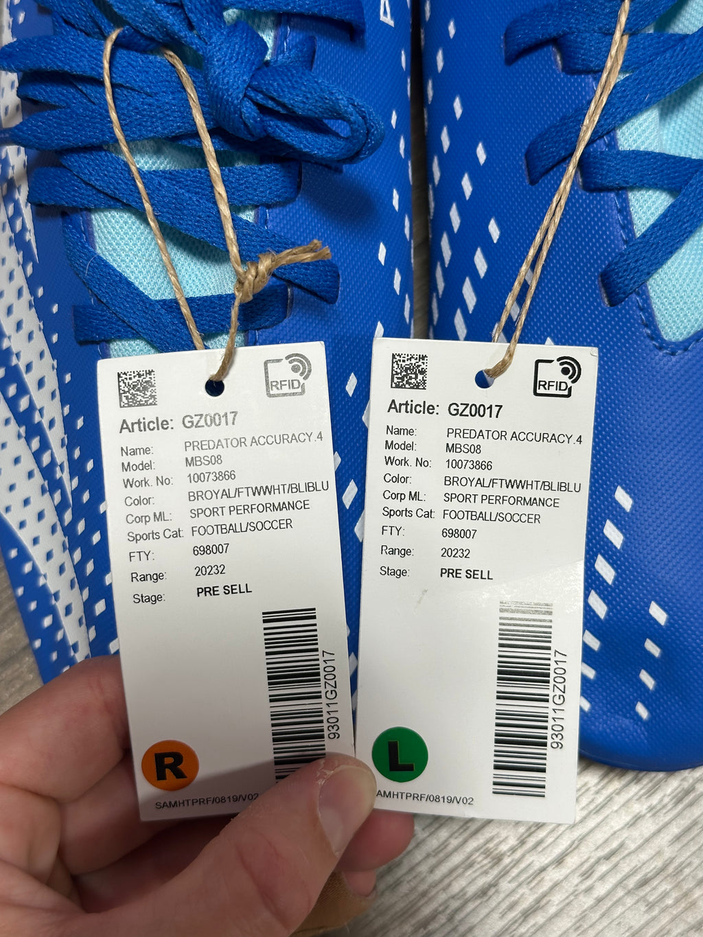 Adidas Predator Accuracy.4 Flexible Ground Boots sz 9