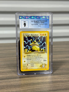 Lt. Surge's Electrobuzz CGC 9 Pokemon Card
