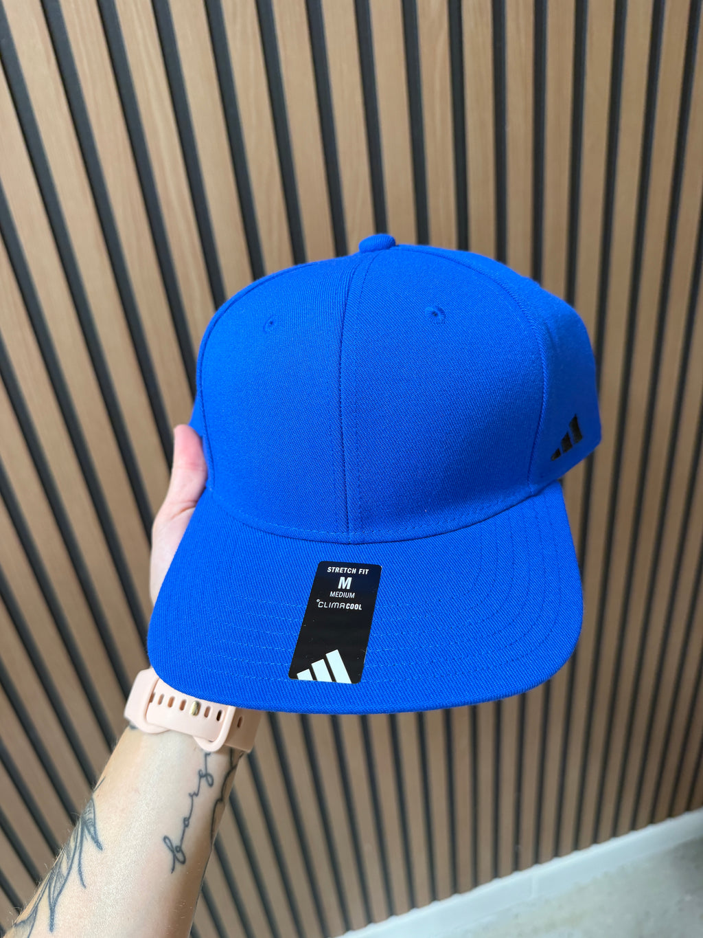 Adidas stretch-fit baseball cap