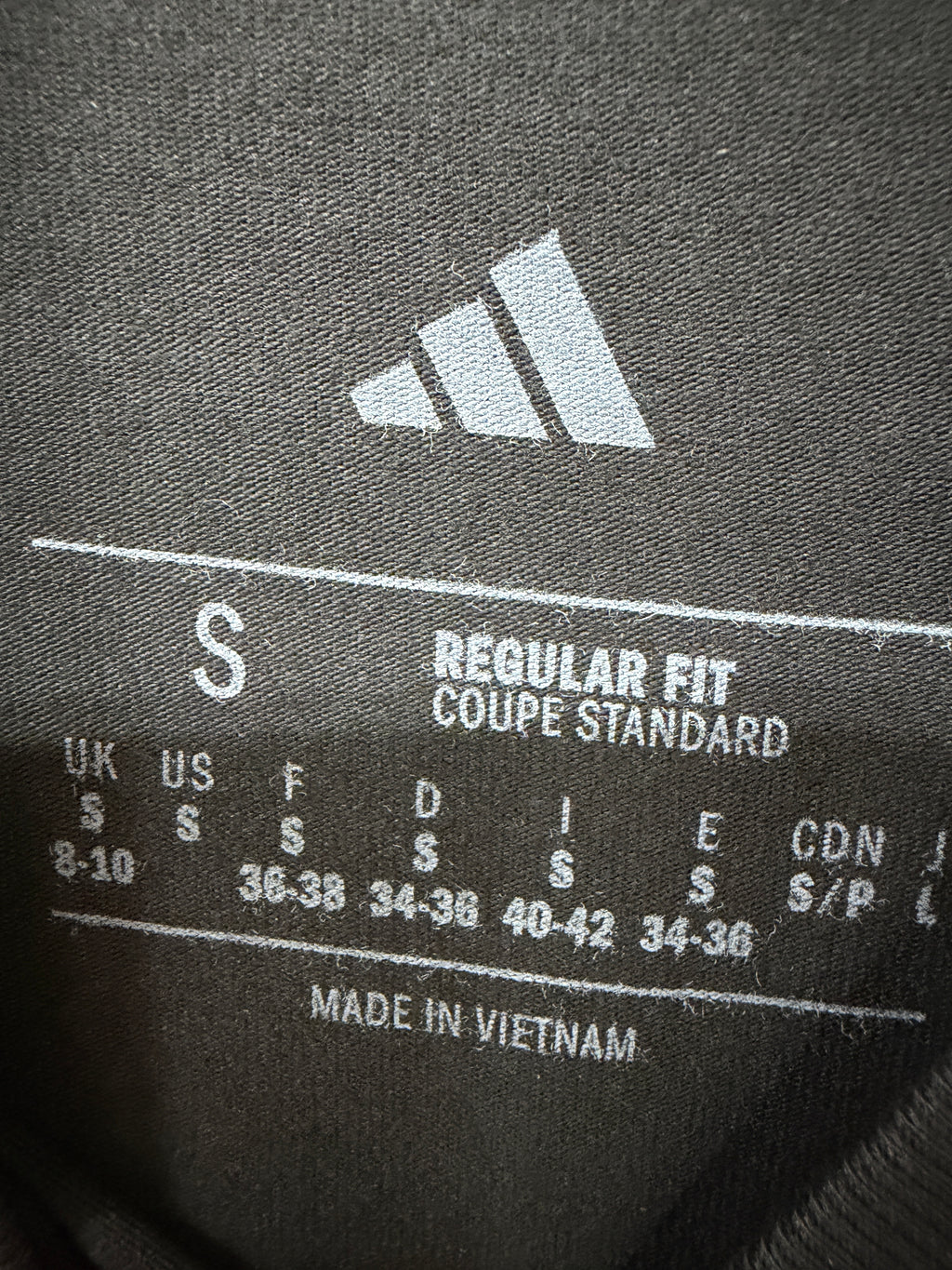Adidas Tee W – Black/Black sz S