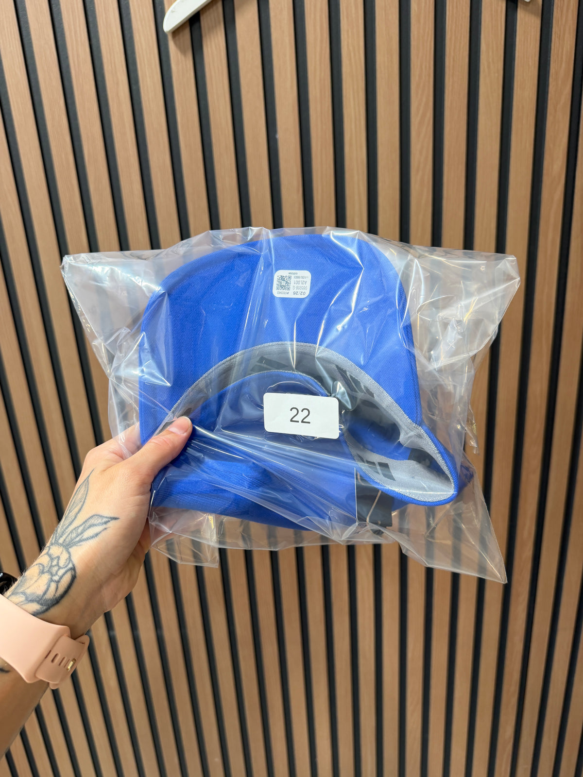 Adidas stretch-fit baseball cap
