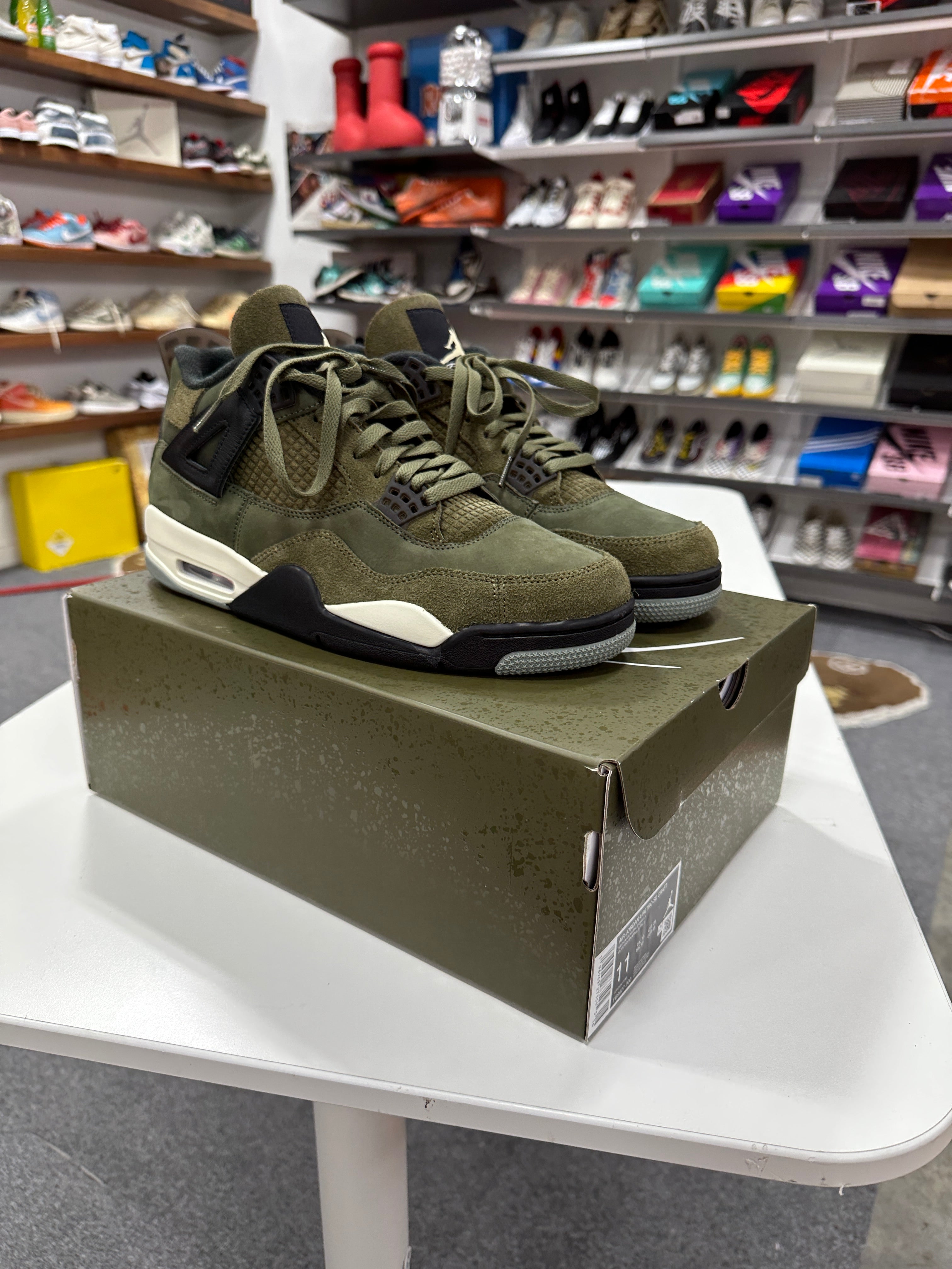 Jordan 4 Craft Medium Olive Sz 11