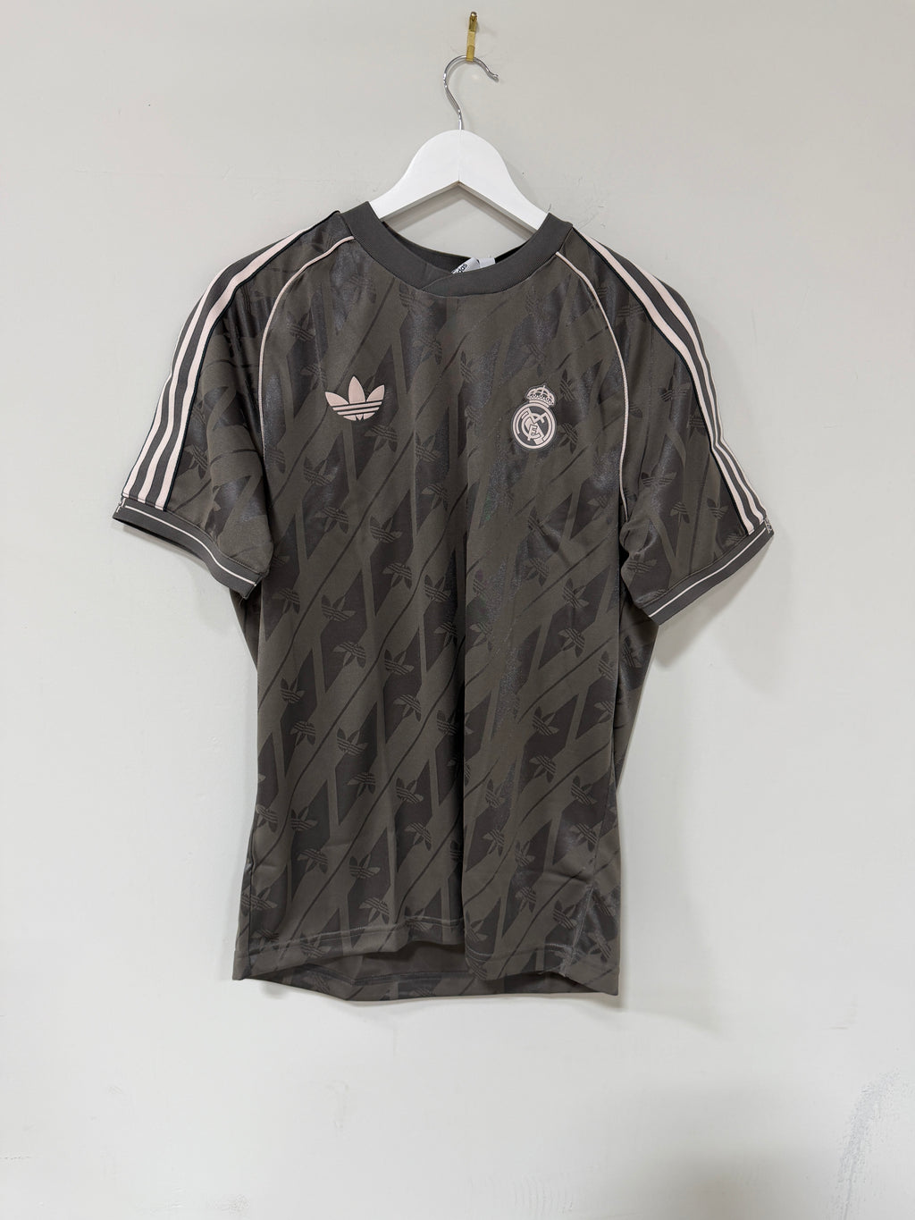 Adidas Real Madrid Long Sleeve Jersey – Charcoal/Combo