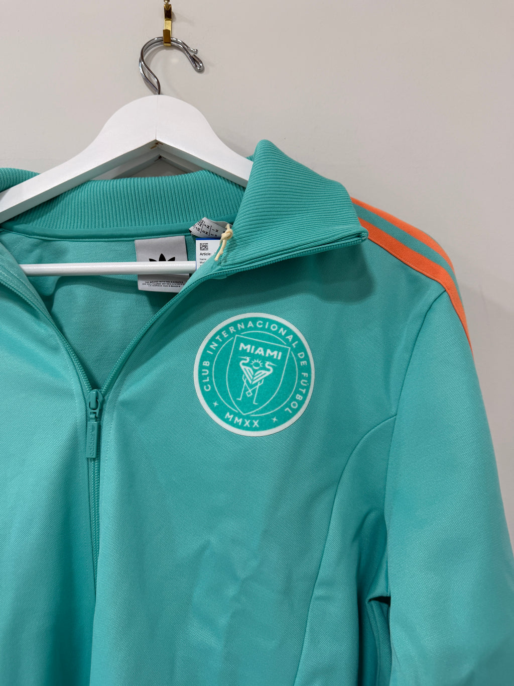 Adidas Inter Miami CF Originals Baseball T-Shirt – Acid Mint