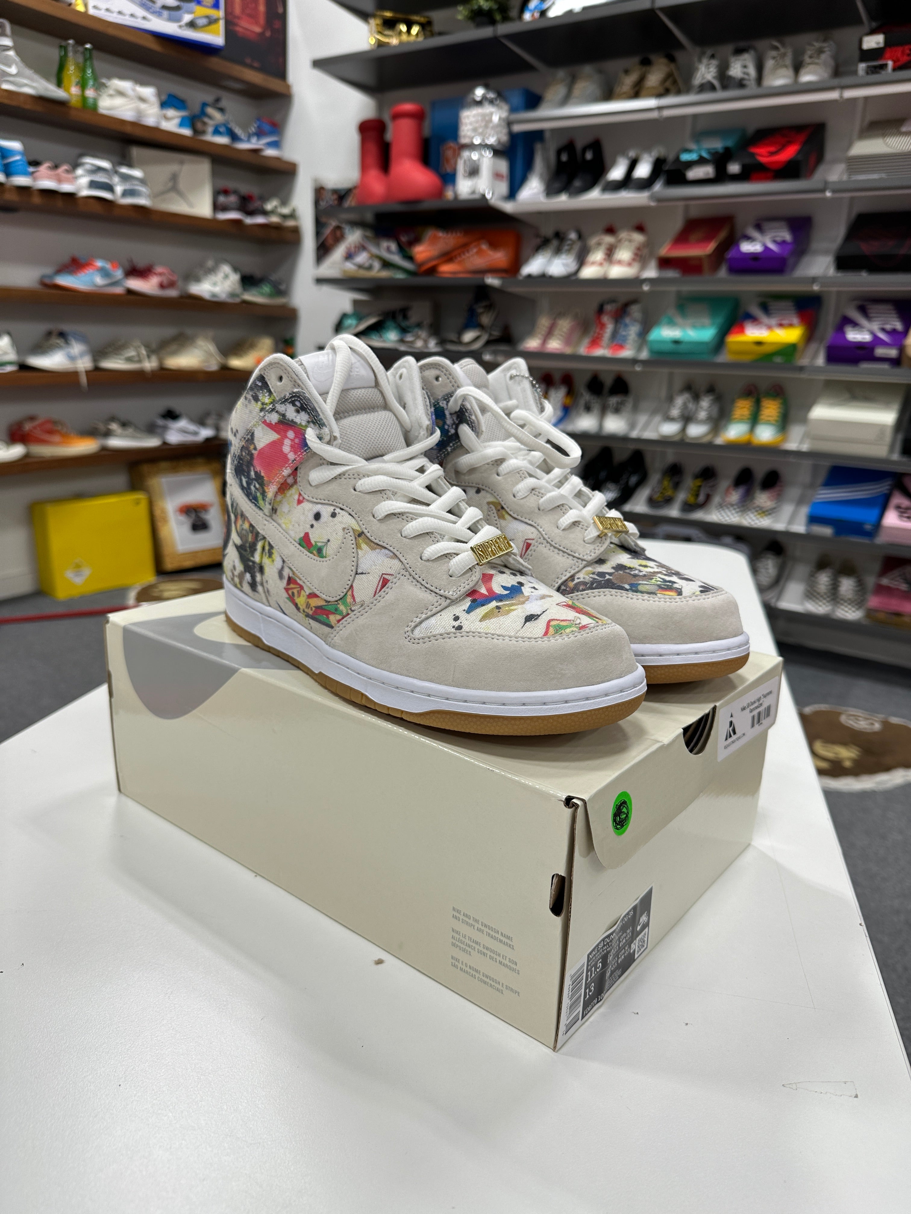 Nike SB Dunk High Supreme Rammellzee Sz 11.5