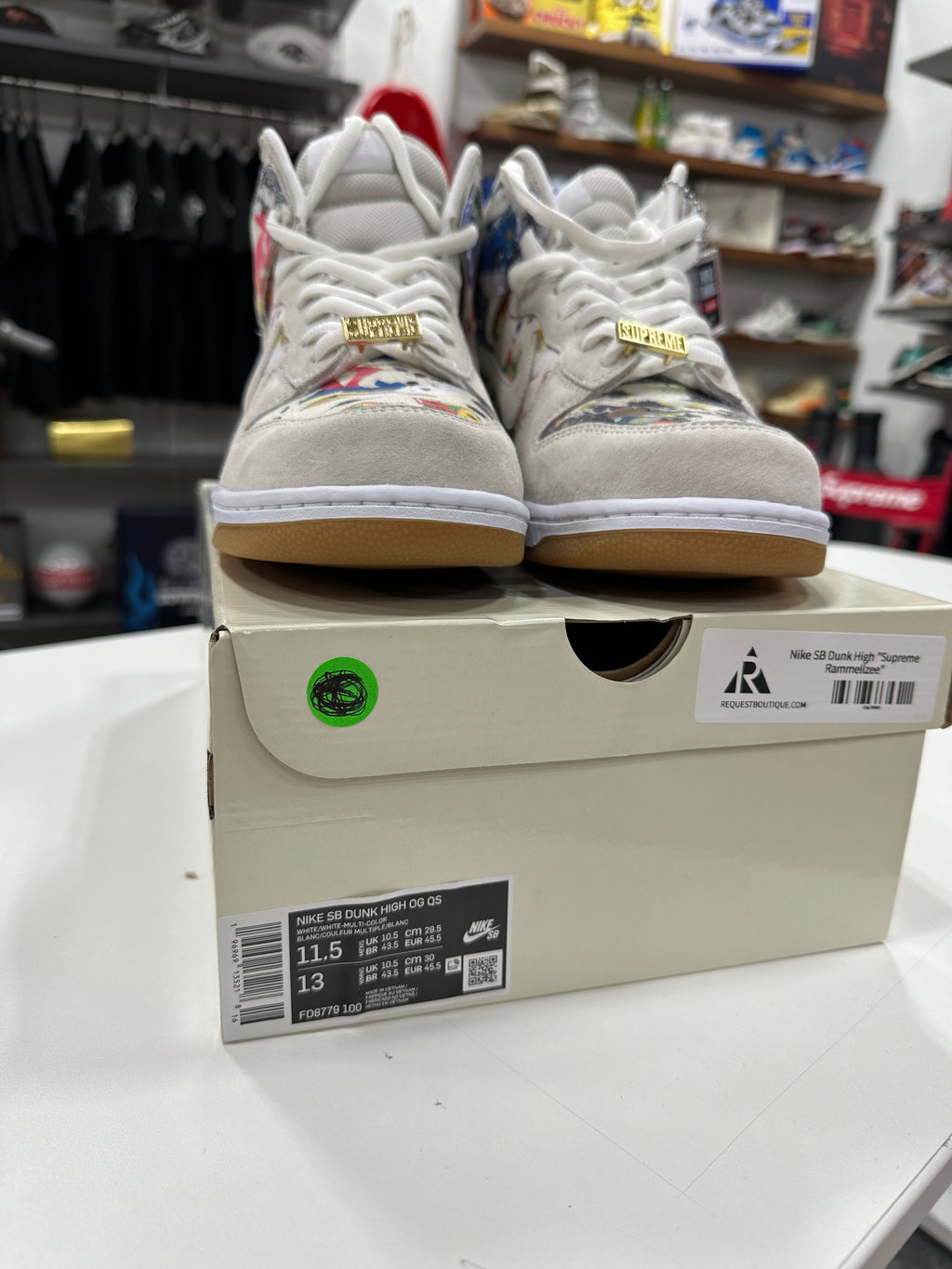 Nike SB Dunk High Supreme Rammellzee Sz 11.5