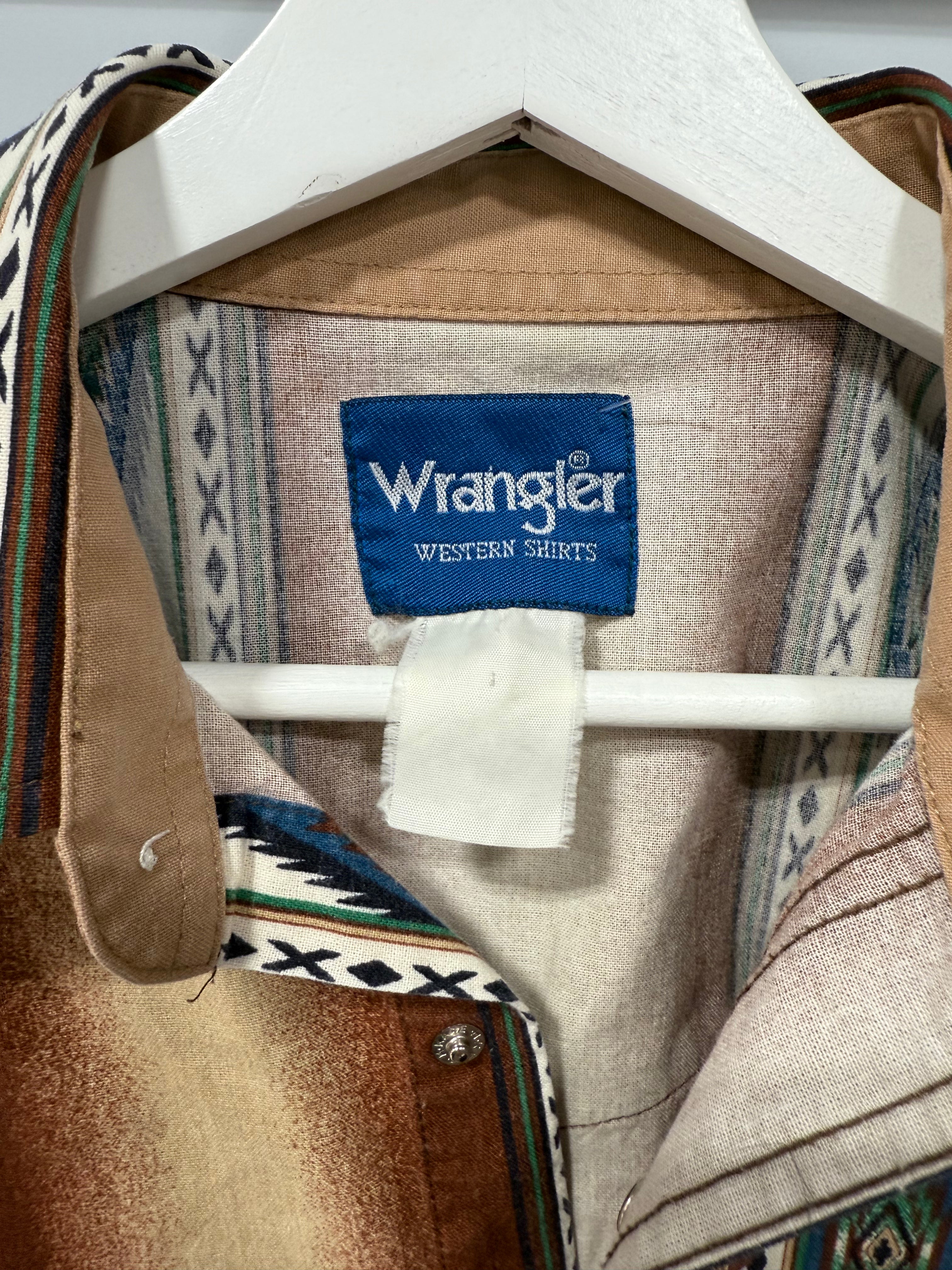 Wrangler Western Shirt Sz M/L
