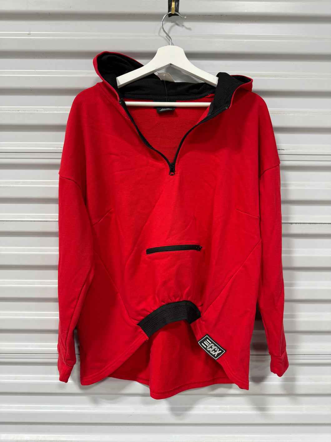 CCX Half Zip Hoodie Red Sz XS