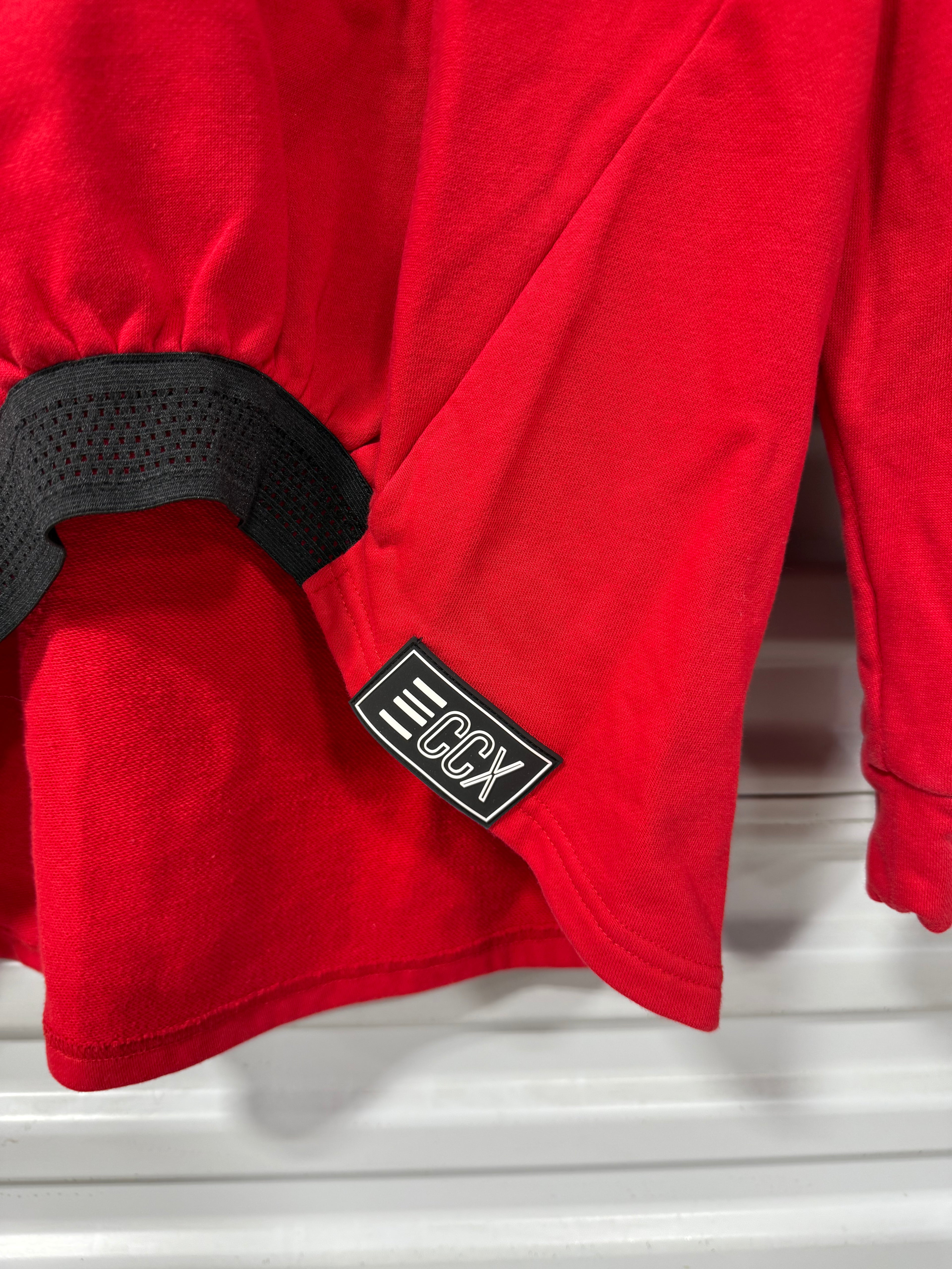 CCX Half Zip Hoodie Red Sz XS