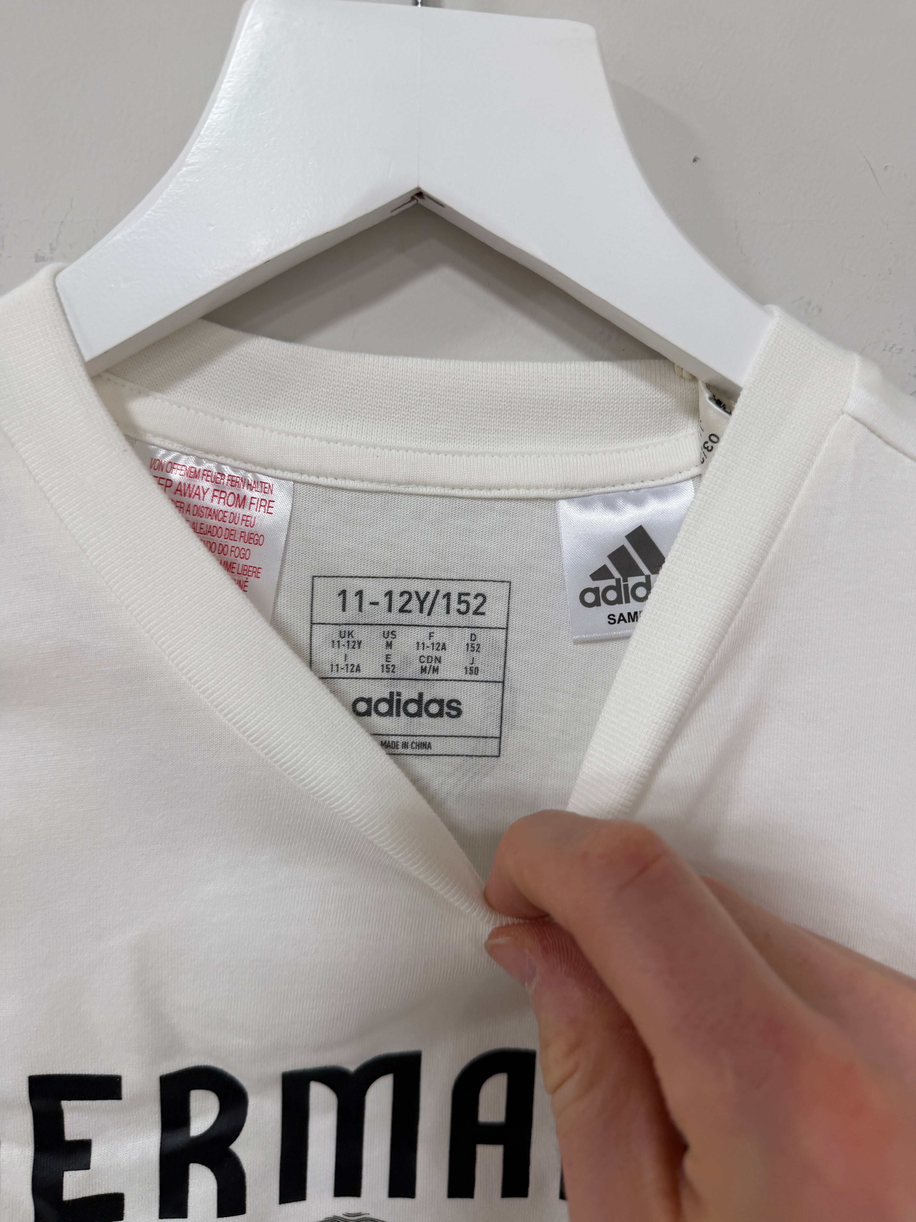 Adidas Germany T-Shirt Youth – White