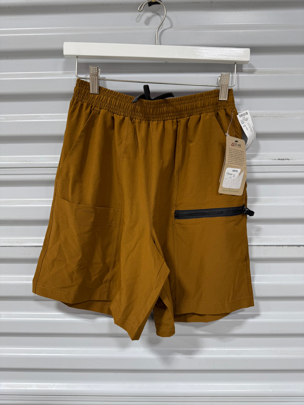 Tech One Shorts Tan Sz S