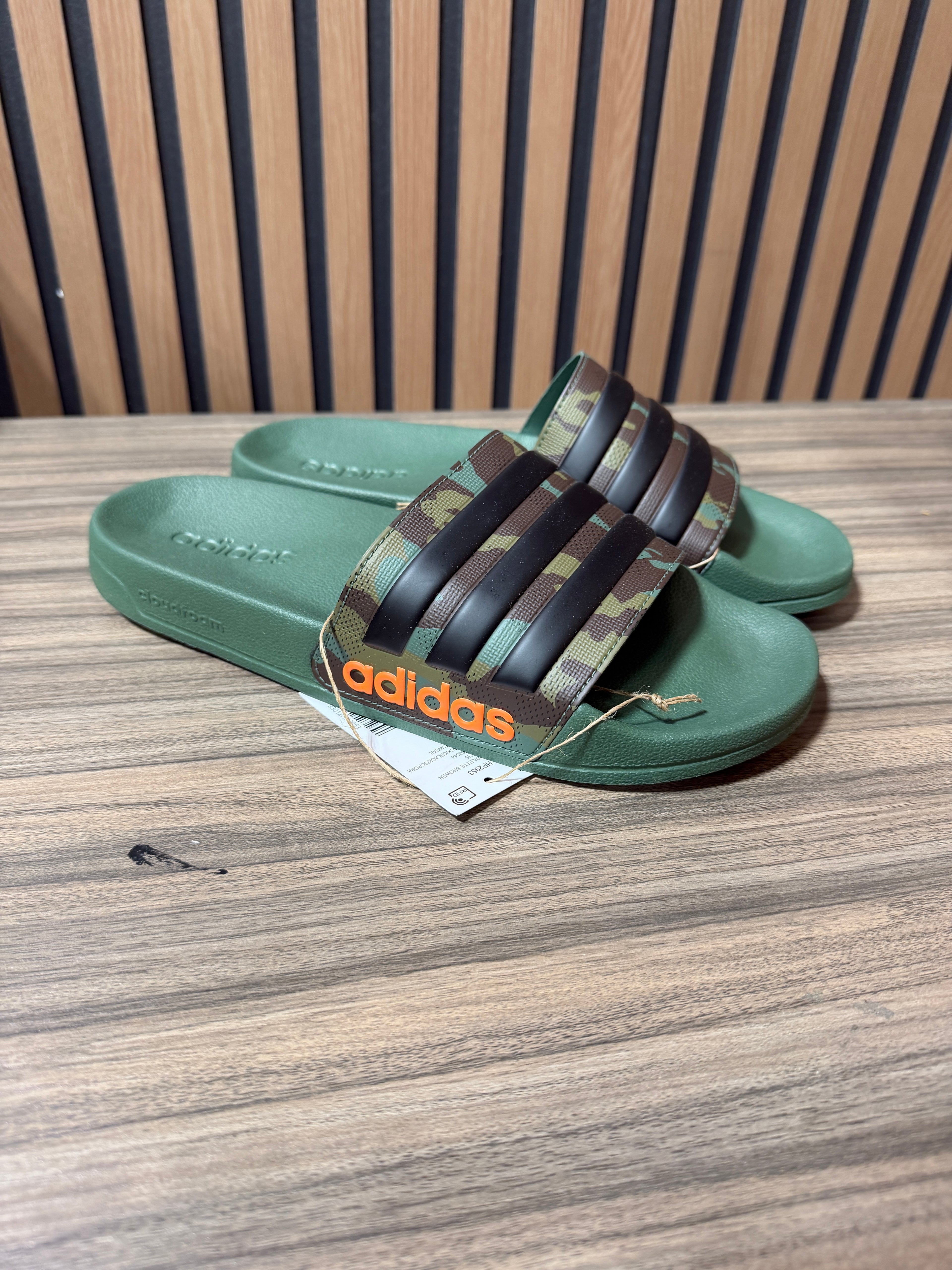 Adidas Adilette Shower Slide 'Camo' Sz 9
