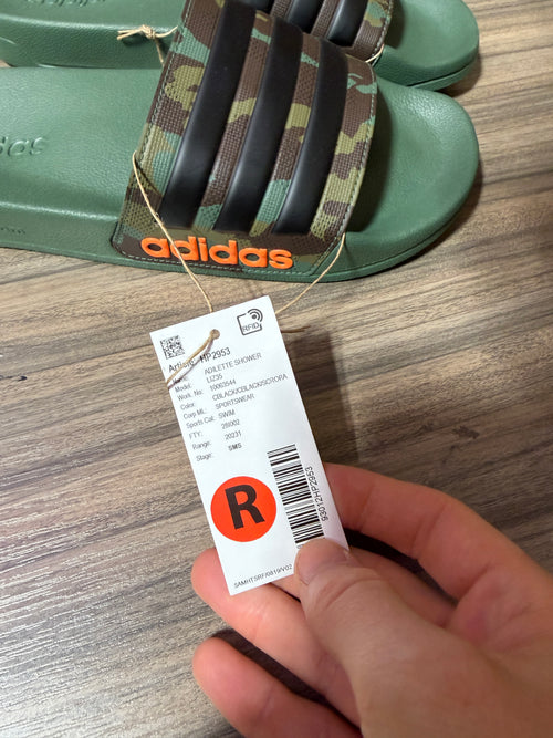 Adidas Adilette Shower Slide 'Camo' Sz 9