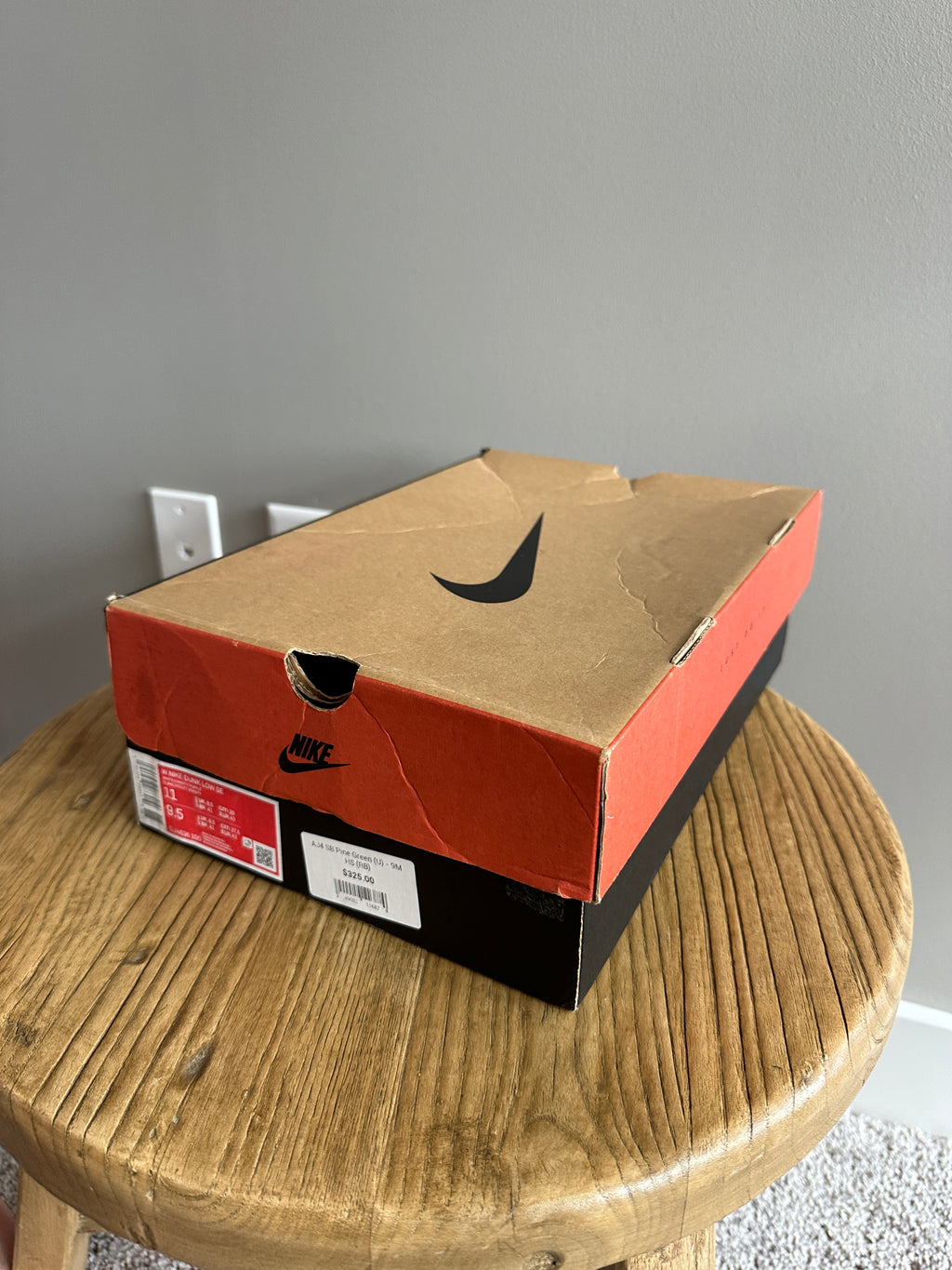Jordan 4 Nike SB (Pine Green) Sz 9 (Replacement Box)