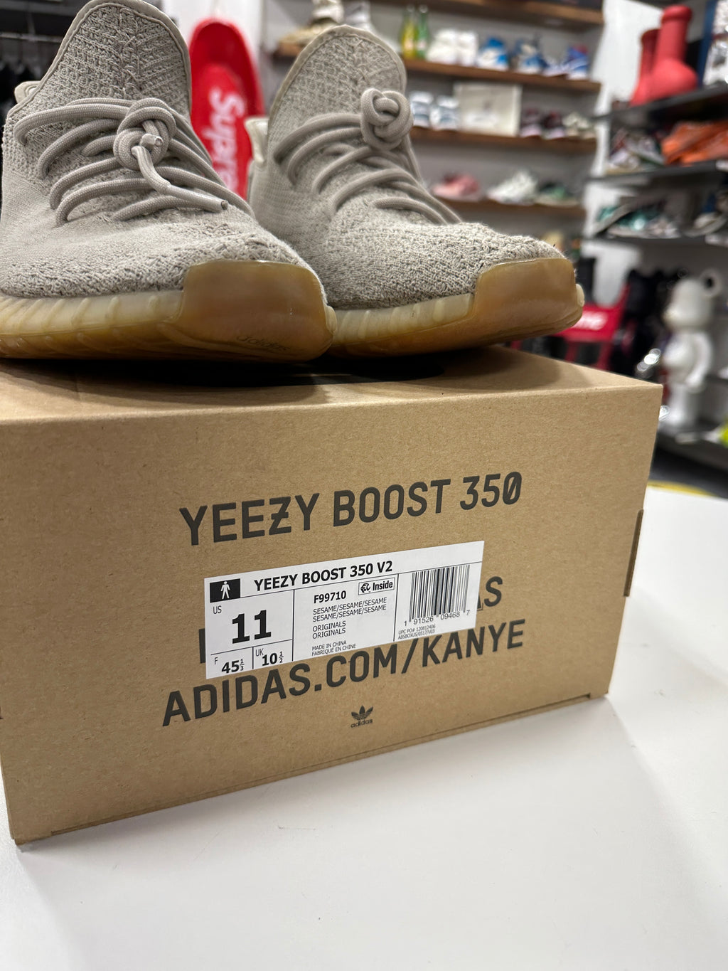 adidas Yeezy Boost 350 V2 Sesame (2018/2022) Sz 11