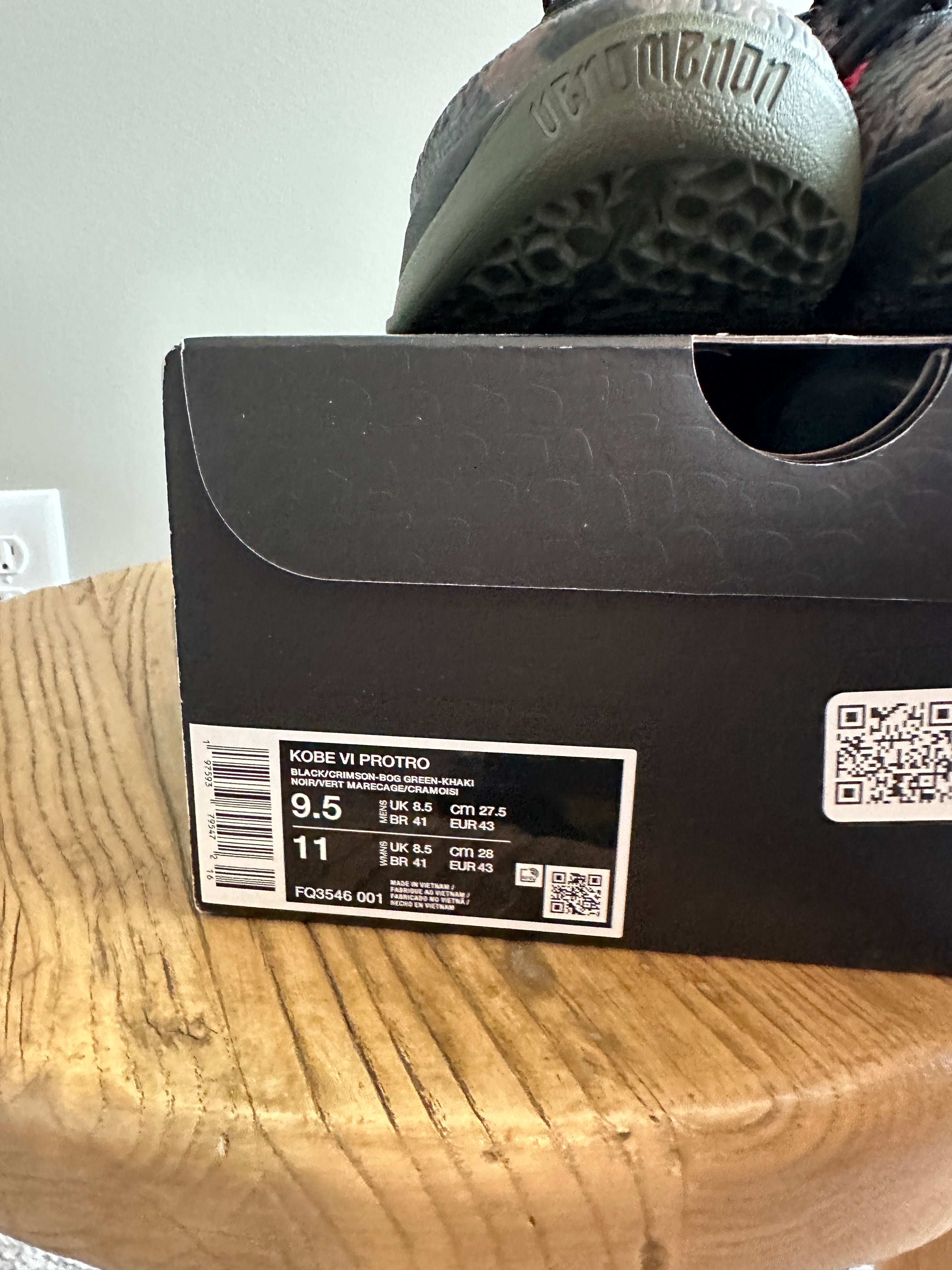 Nike Kobe 6 Protro Italian Camo (2024). Sz 9.5