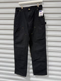 Carhartt Double Knee Pants Black Sz 32x32